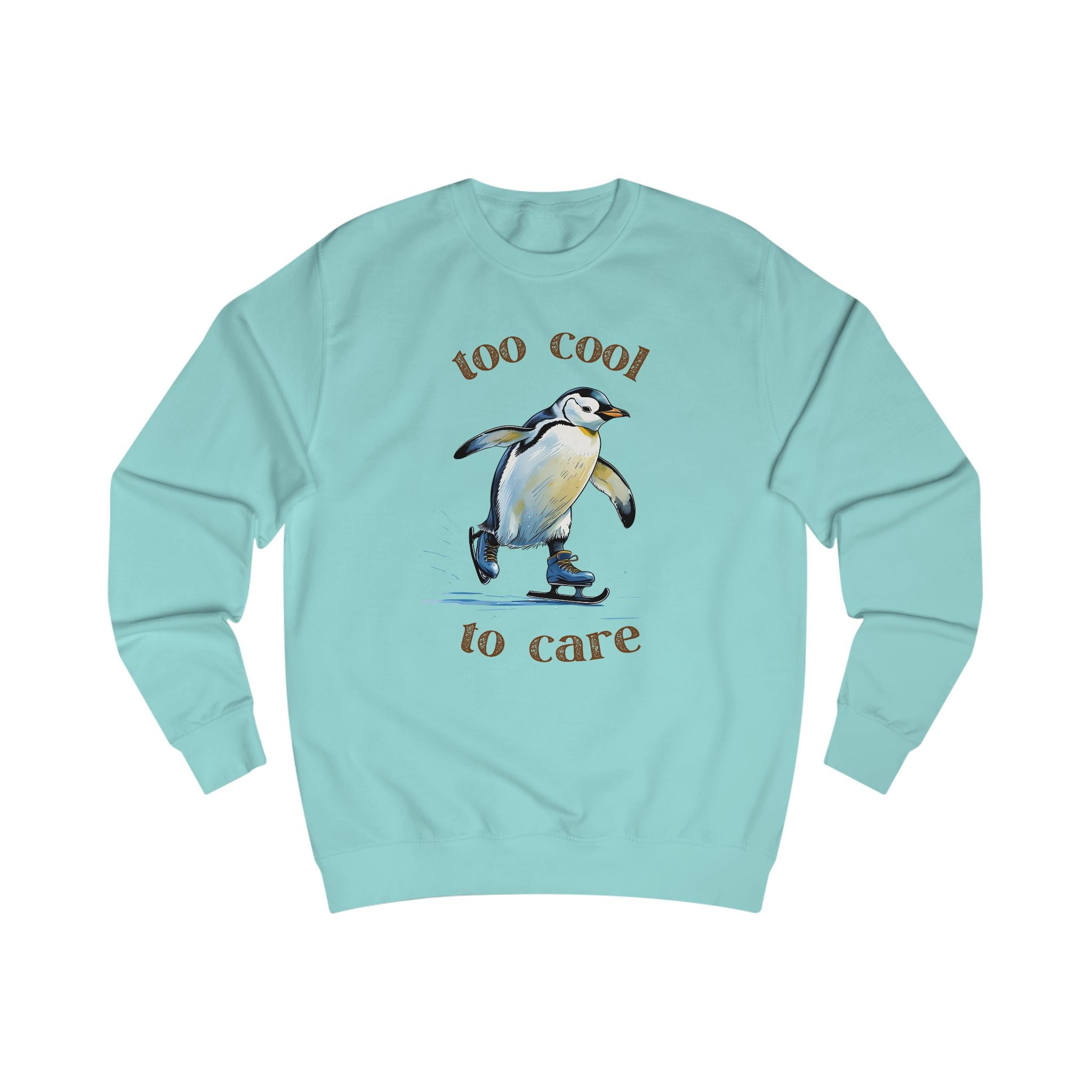 Cool Penguin Unisex Sweatshirt, Funny Sweatshirt, Cute Animal Apparel, Casual Wear, Gift for Animal Lovers, Winter Fashion