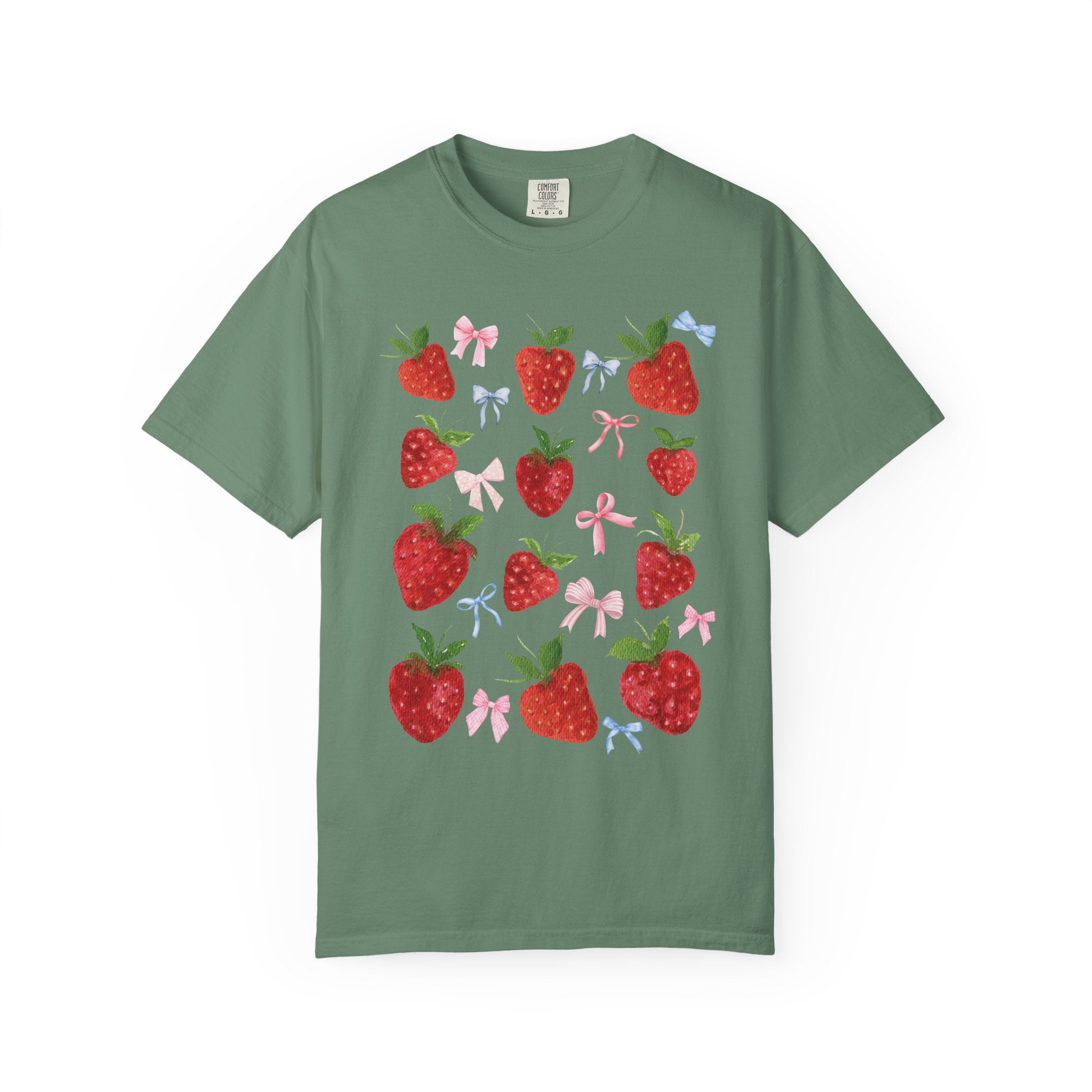 Strawberry Fields Unisex T-Shirt, Cute Summer Tee, Gift for Her, Eco-Friendly Apparel, Casual Wear, Berry Themed Fashion