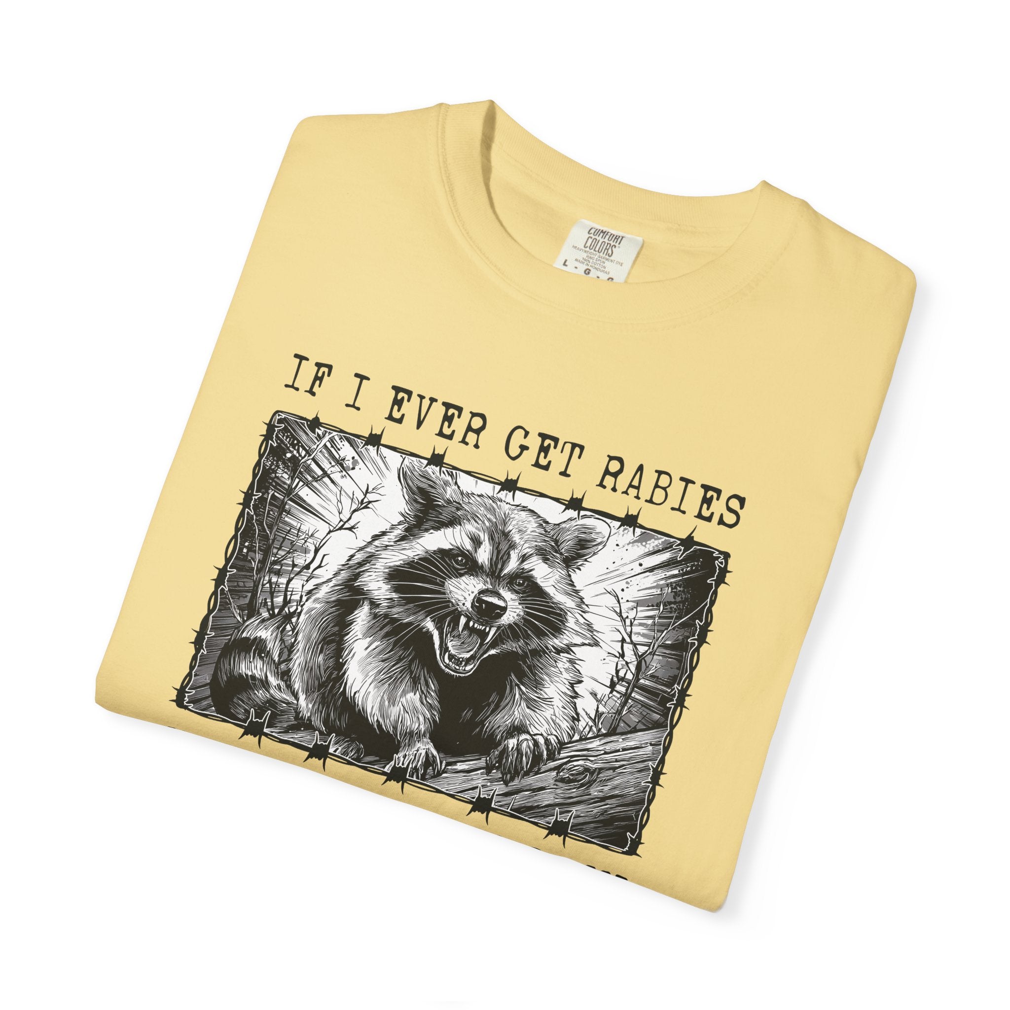 Humorous Raccoon T-Shirt, Funny Gift, Animal Lover Tee, Unisex Casual Wear, Unique Graphic Shirt, Perfect for Birthdays, Parties
