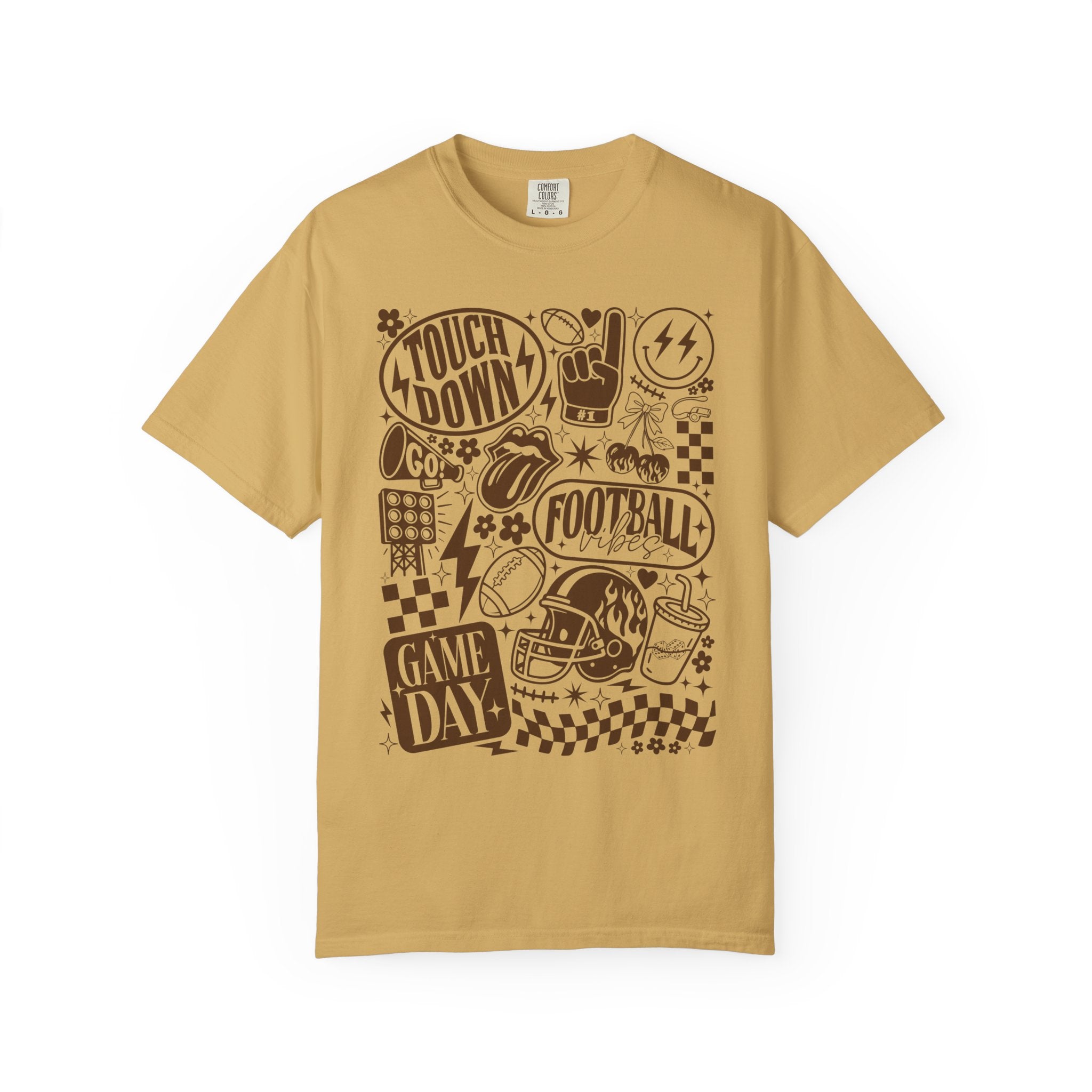 Football Game Day T-Shirt, Unisex Sports Tee, Touchdown Apparel, Casual Game Day Wear, Football Fan Gift, Autumn Sports Shirt