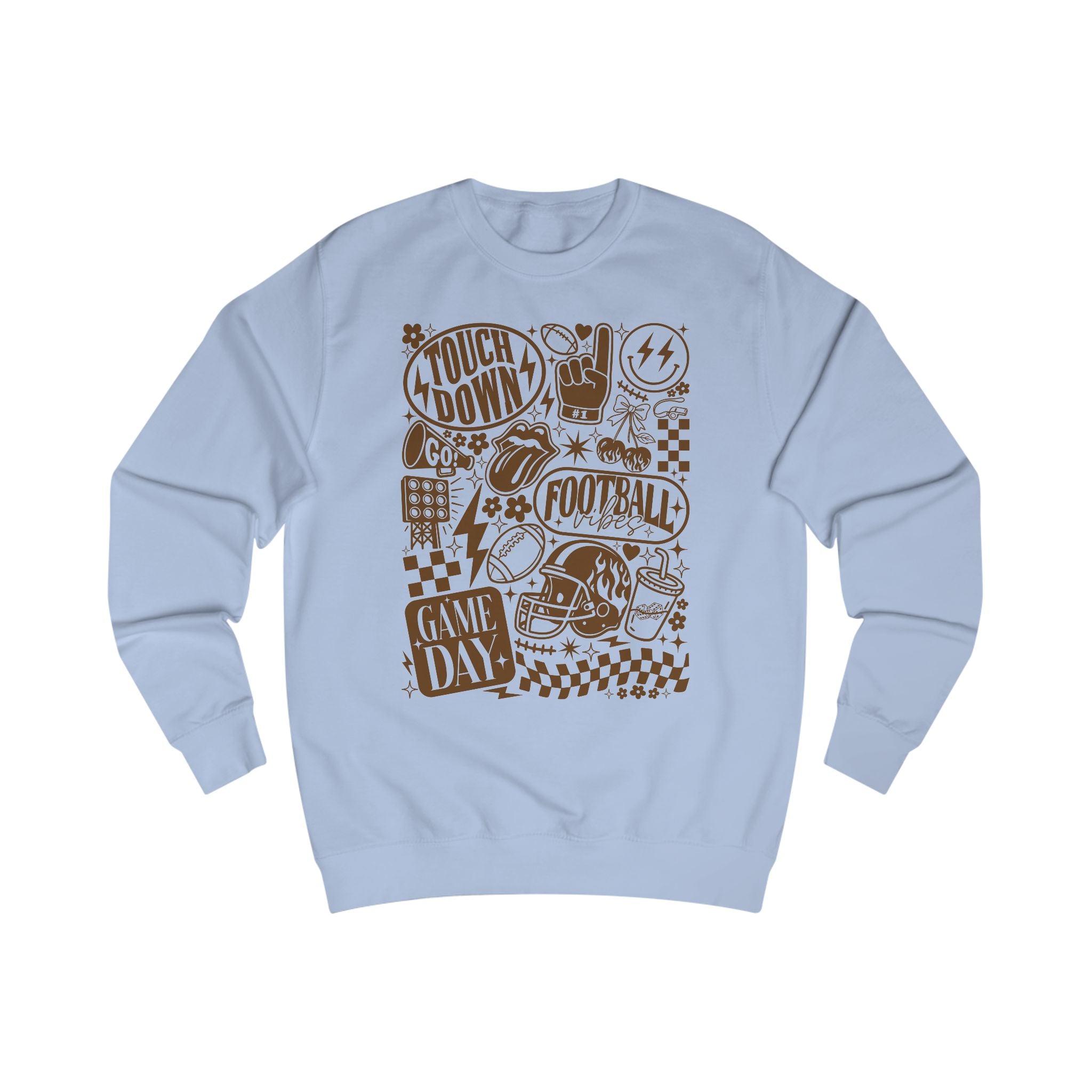 Game Day Sweatshirt - Touchdown Fashion, Unisex Football Hoodie, Perfect for Sports Fans, Tailgate Apparel, Gift for Him/Her