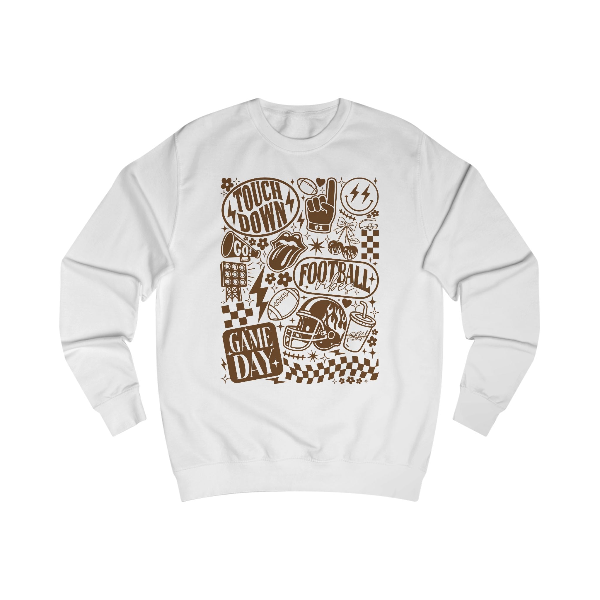 Game Day Sweatshirt - Touchdown Fashion, Unisex Football Hoodie, Perfect for Sports Fans, Tailgate Apparel, Gift for Him/Her