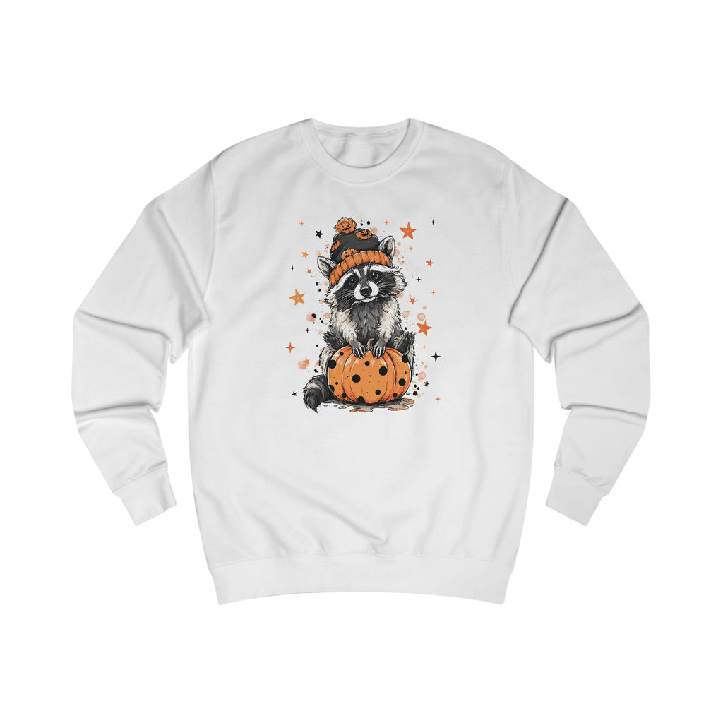 Cozy Adorable Halloween Raccoon Sweatshirt