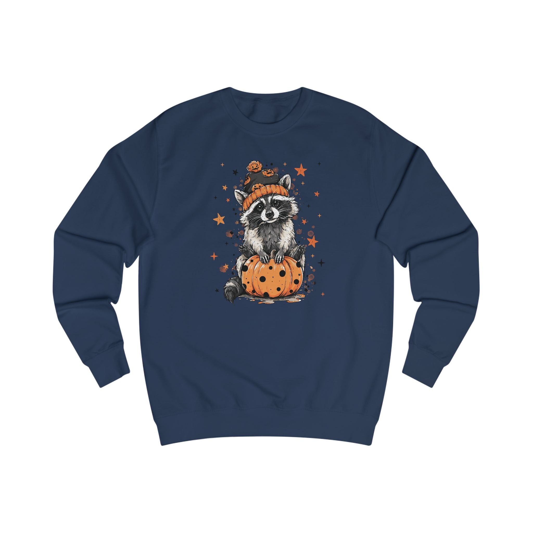 Cozy Adorable Halloween Raccoon Sweatshirt