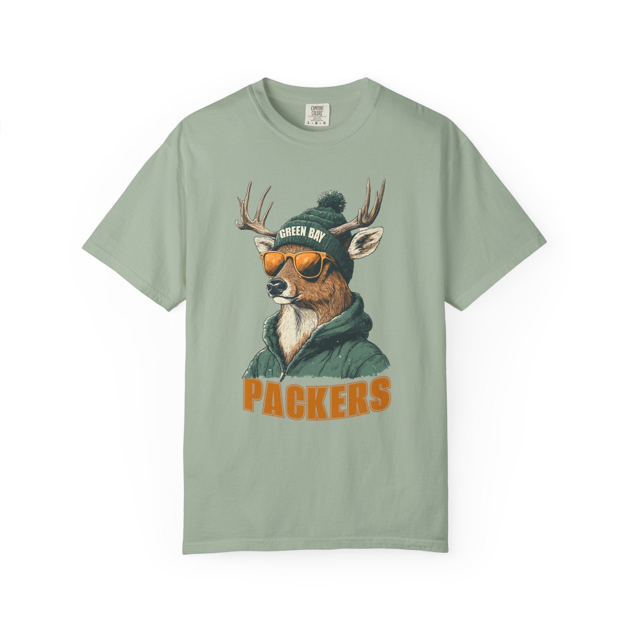 Green Bay Packers Spirit Animal Mascot Graphic Tee, Unisex T-Shirt, Casual Wear, Gift for Packers fans, Sports Fan Apparel