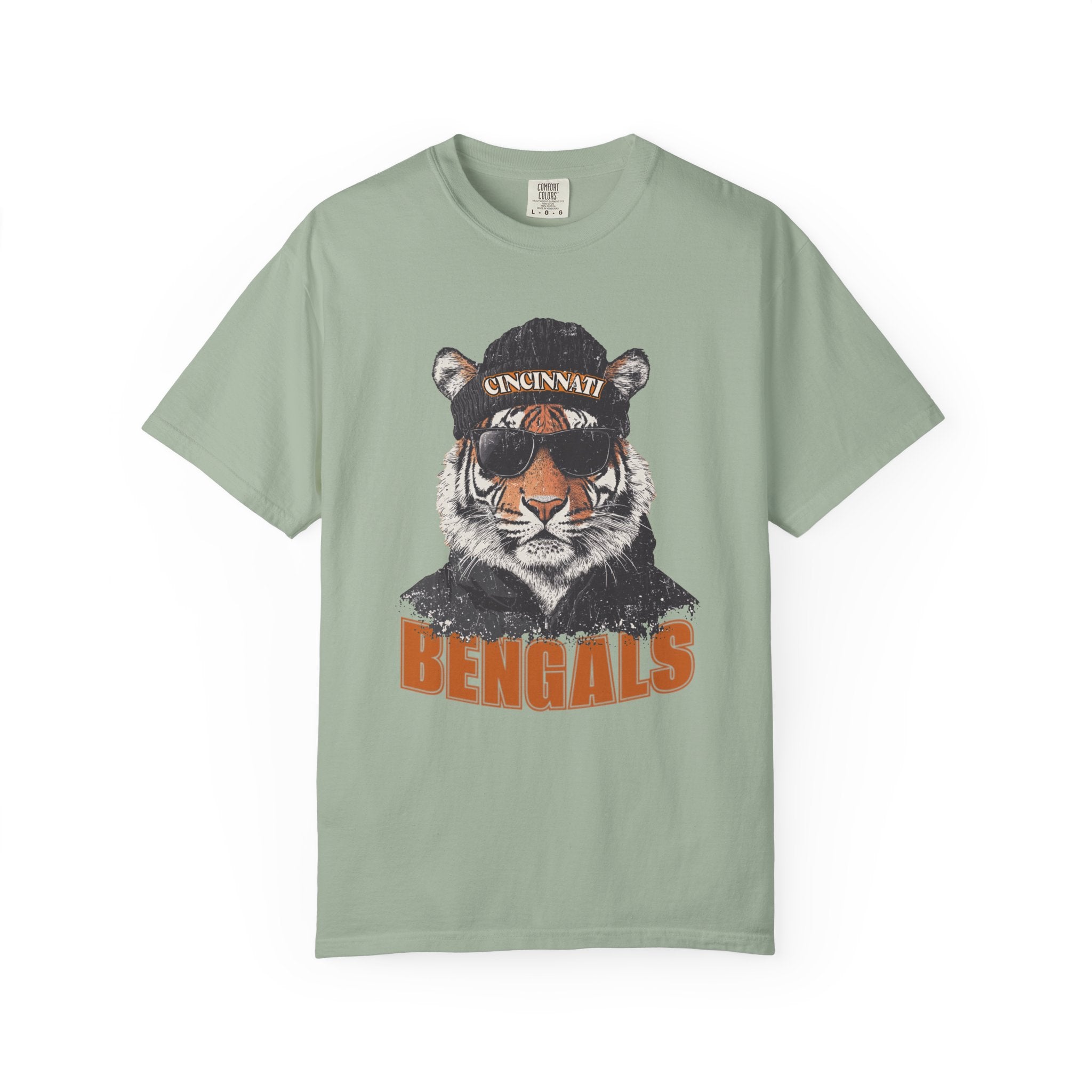 Cincinnati Bengals Spirit Animal Mascot Tiger T-Shirt, Unisex Sports Tee, Casual Apparel, Game Day Outfit, Cincinnati Bengals Fan Gear