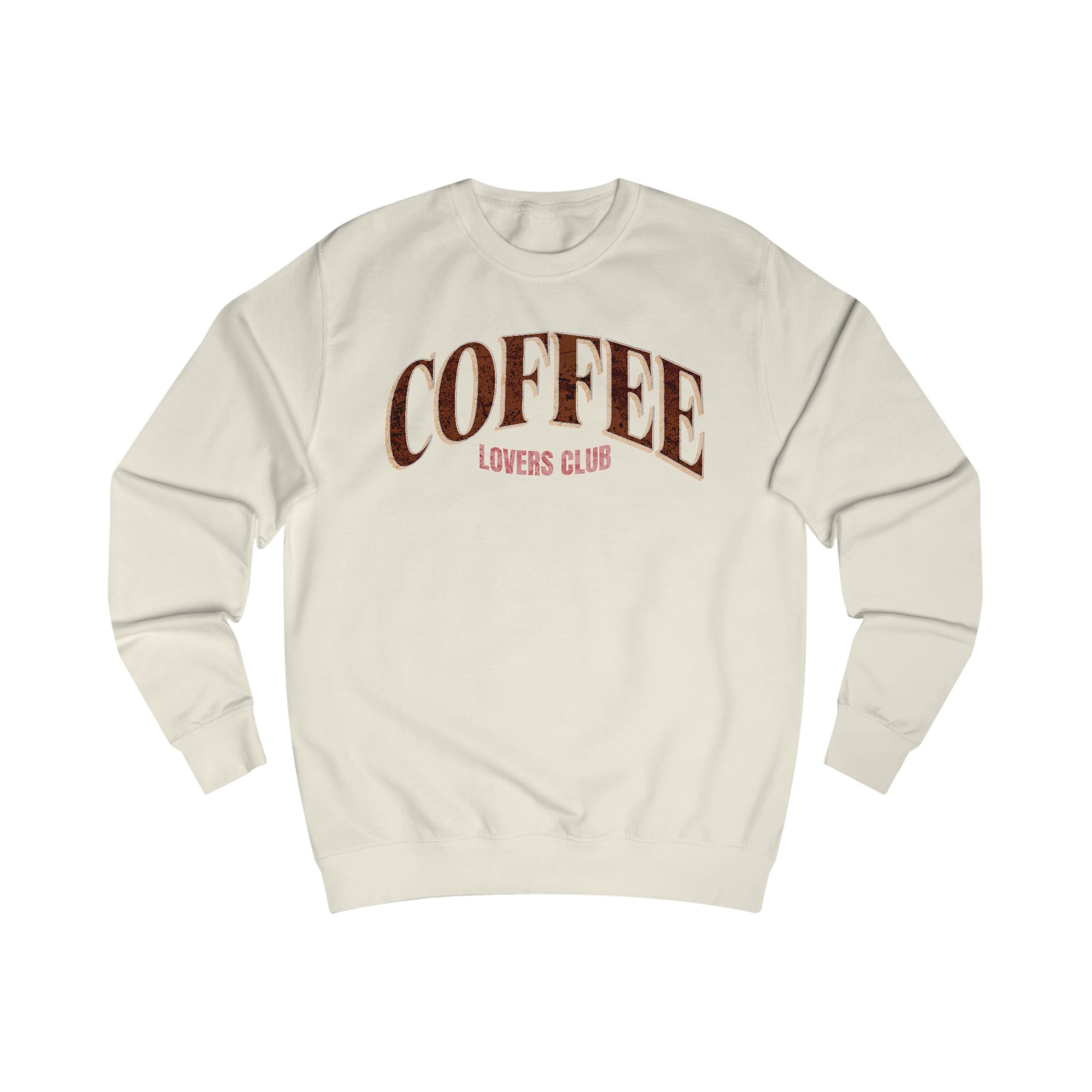 Coffee Lovers Club Unisex Sweatshirt, Cozy Gift for Coffee Enthusiasts, Perfect for Casual Outfits, Holiday Apparel, Trending Design