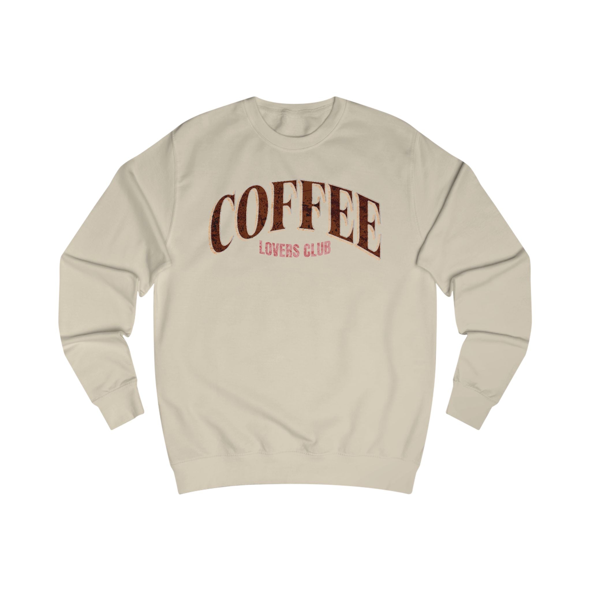 Coffee Lovers Club Unisex Sweatshirt, Cozy Gift for Coffee Enthusiasts, Perfect for Casual Outfits, Holiday Apparel, Trending Design