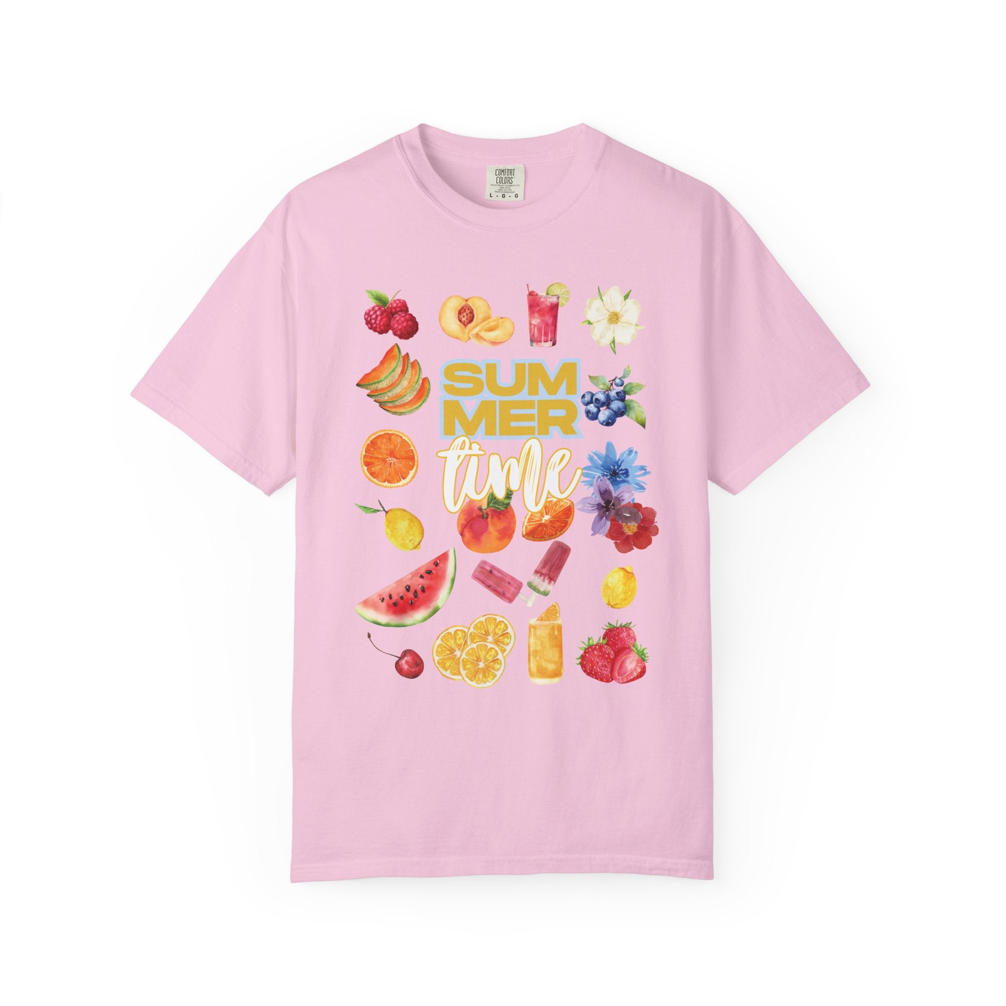 Summer Fruit Vibes T-Shirt, Unisex Casual Tee, Graphic Tee for Summer, Beachwear, Vacation Top, Gift for Her