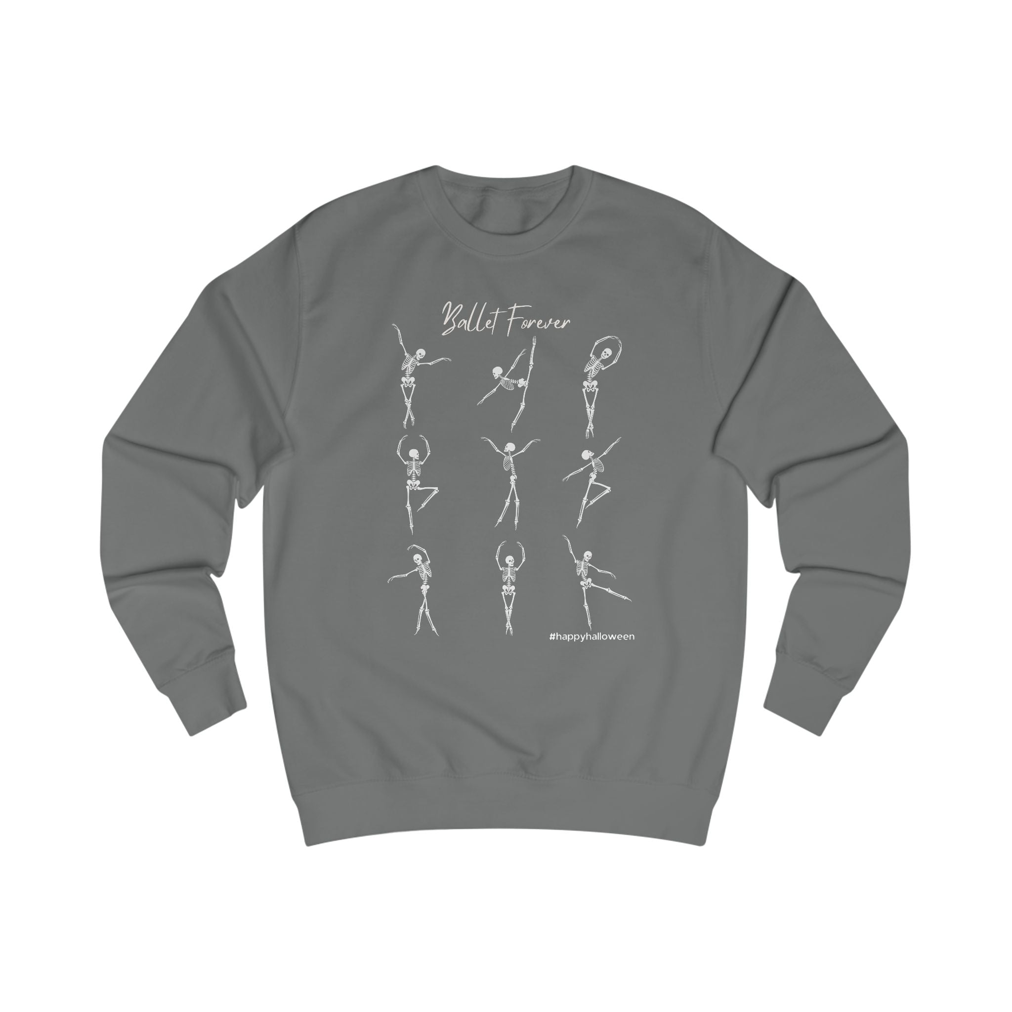 Skeleton Ballet Dancers Halloween Unisex Sweatshirt | Dance Lover Apparel