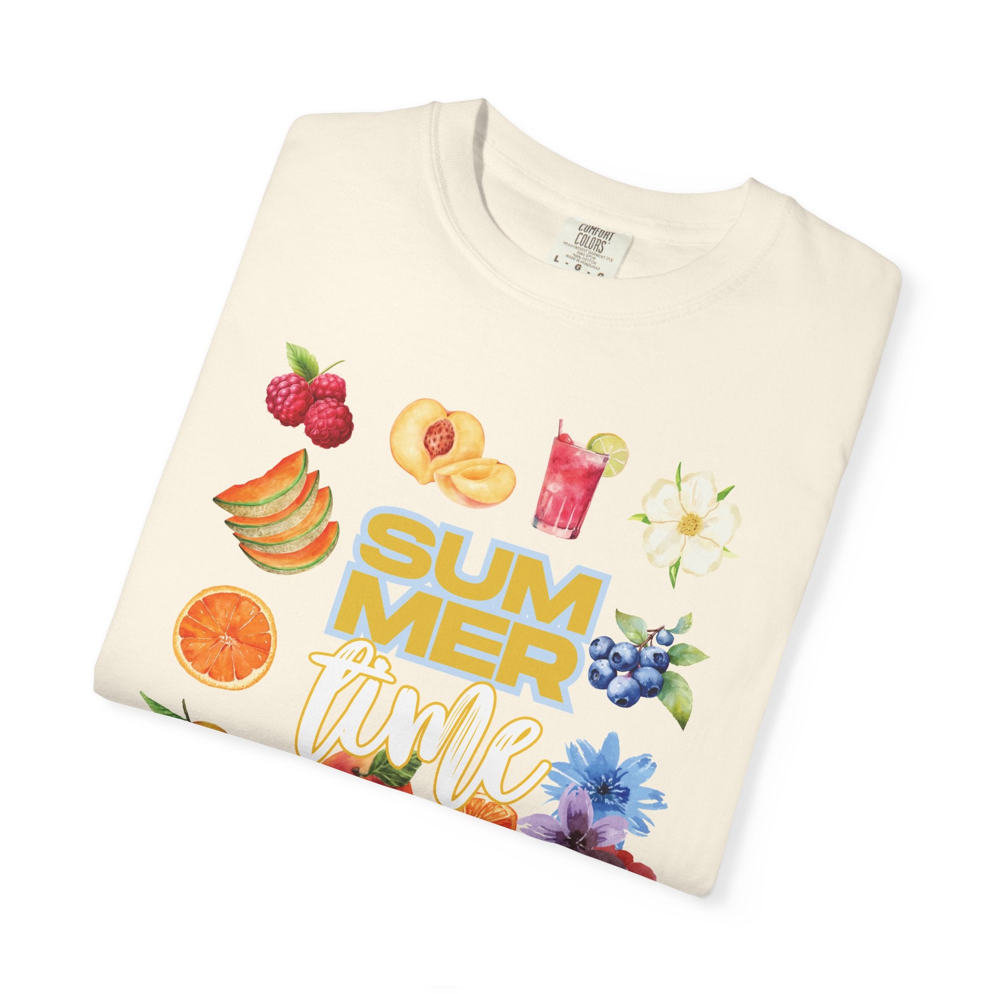 Summer Fruit Vibes T-Shirt, Unisex Casual Tee, Graphic Tee for Summer, Beachwear, Vacation Top, Gift for Her