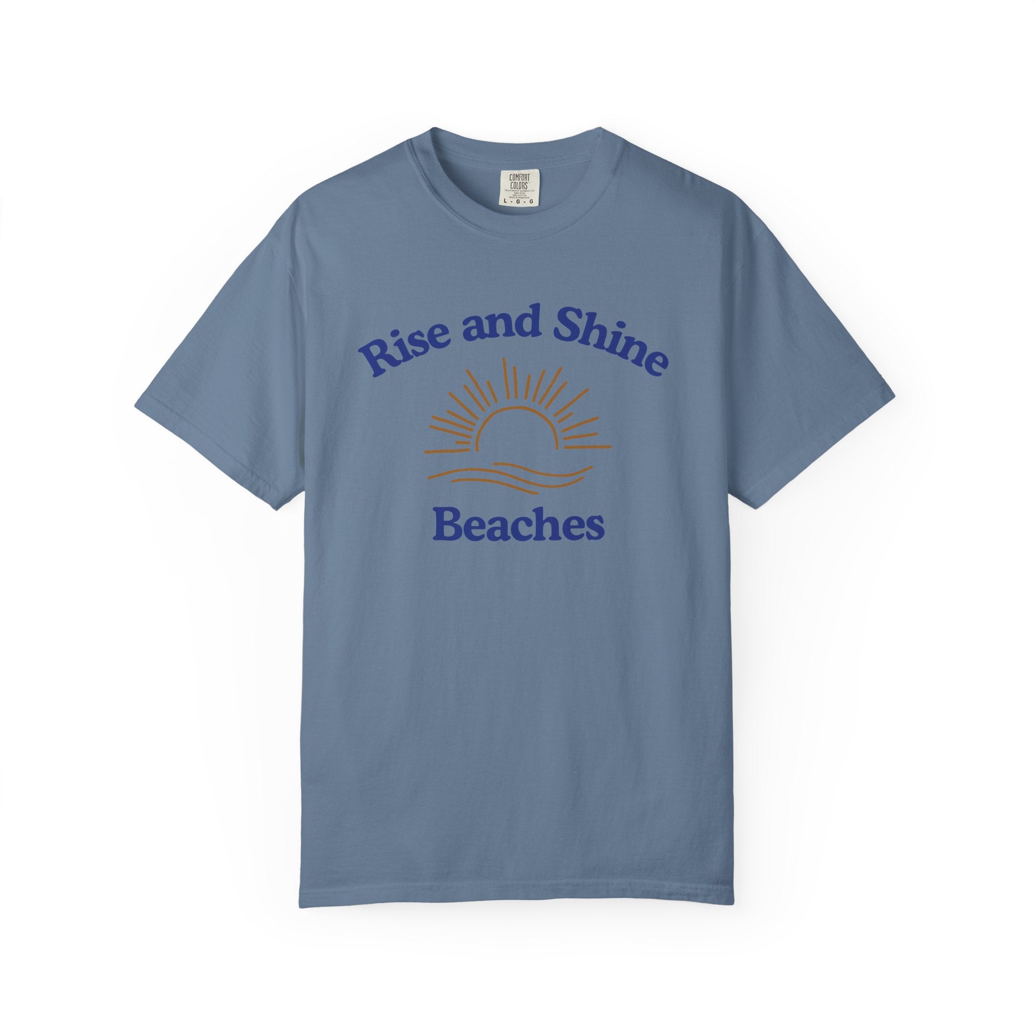 Sunrise Beach Vibes T-shirt, Casual Summer Tee, Unisex Beachwear, Vacation Outfit, Gift for Beach Lovers, Relaxed Fit Tee