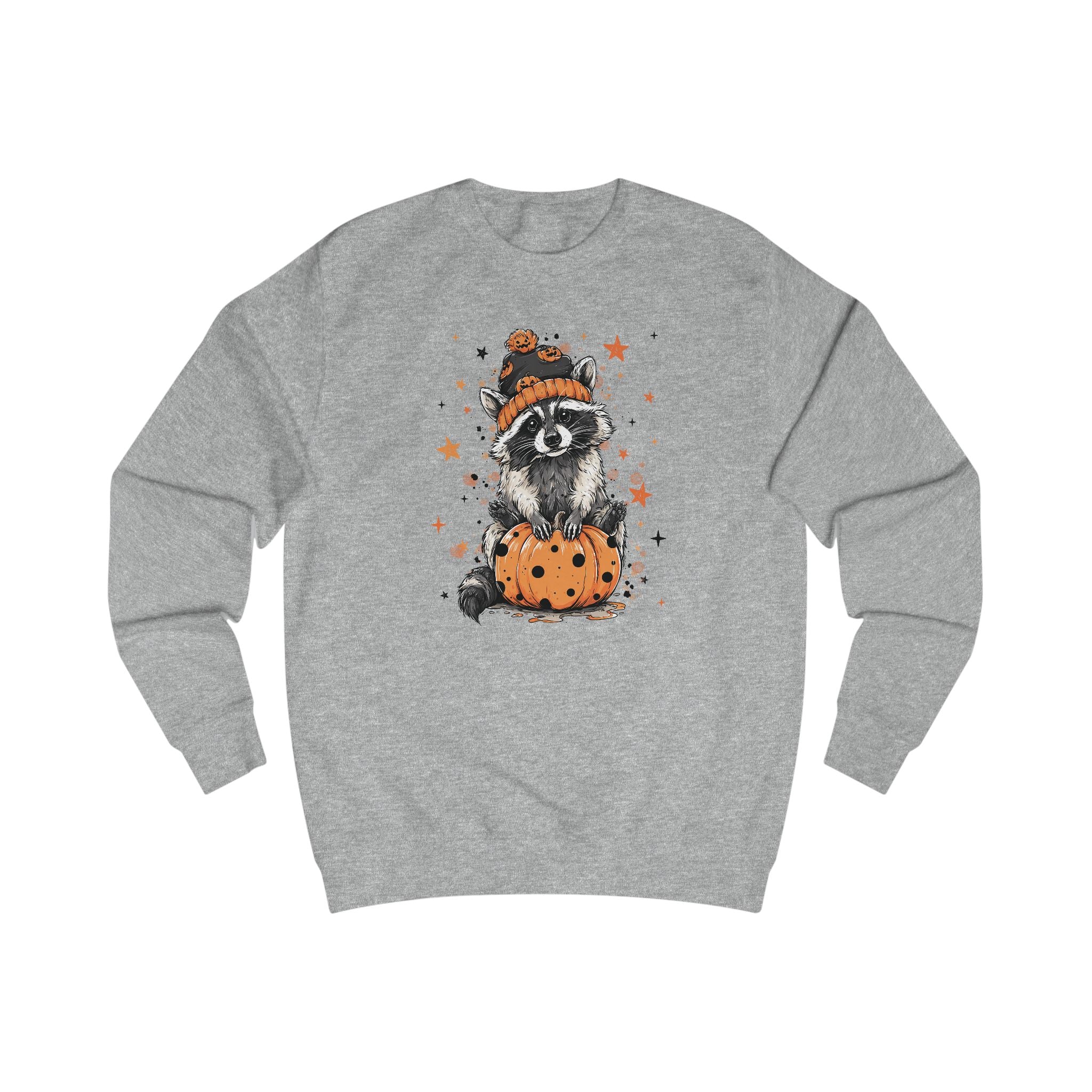 Cozy Adorable Halloween Raccoon Sweatshirt