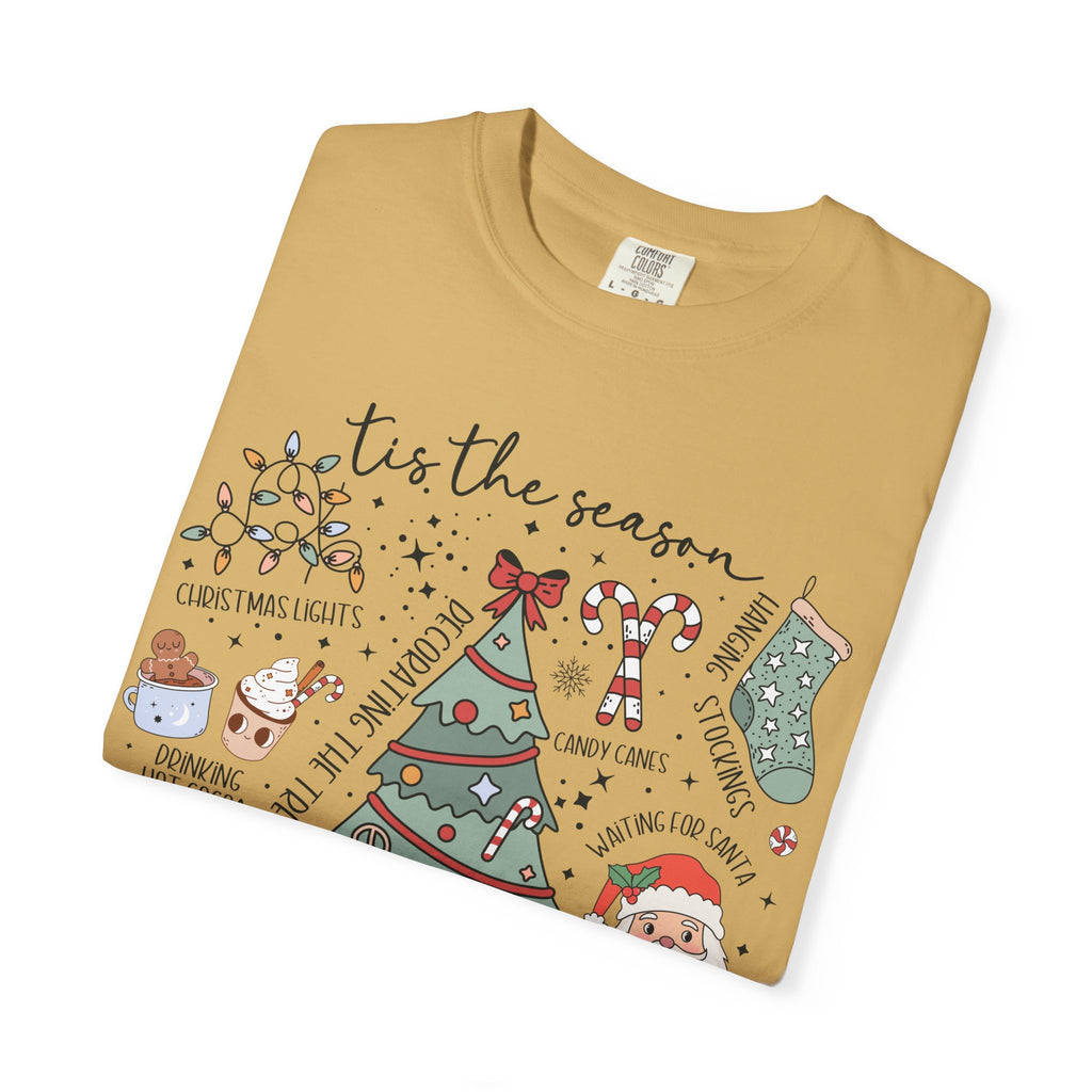 Festive Christmas Doddle Graphic T-Shirt for Holiday Cheer, Unisex Christmas Tee, Gift for Him/Her, Cozy Seasonal Look, Perfect for Winter Celebrations