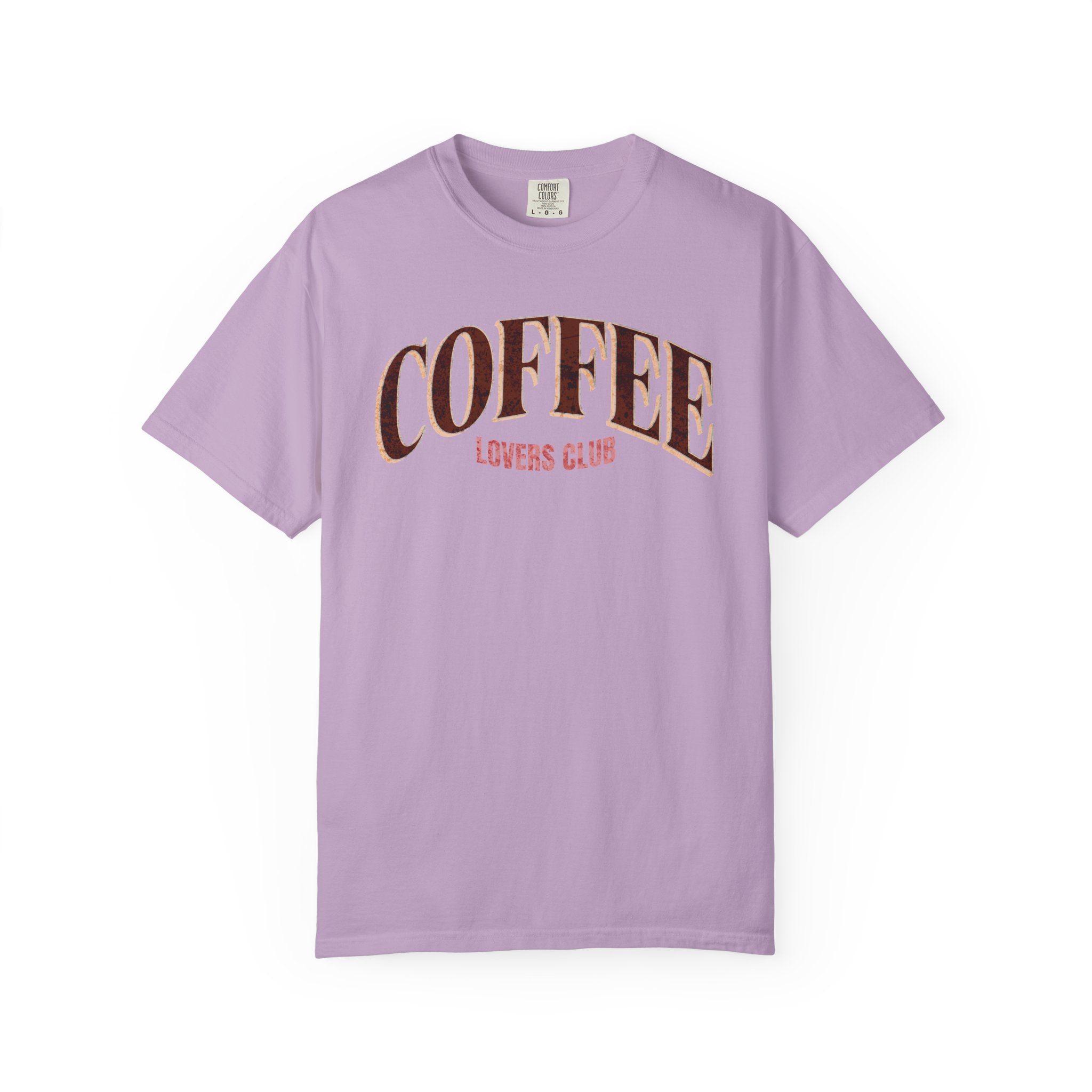 Coffee Lovers Club Unisex Garment-Dyed T-shirt | Casual Wear, Coffee Enthusiast Gift, Gift for Him/Her, Cozy Outfit, Everyday Style