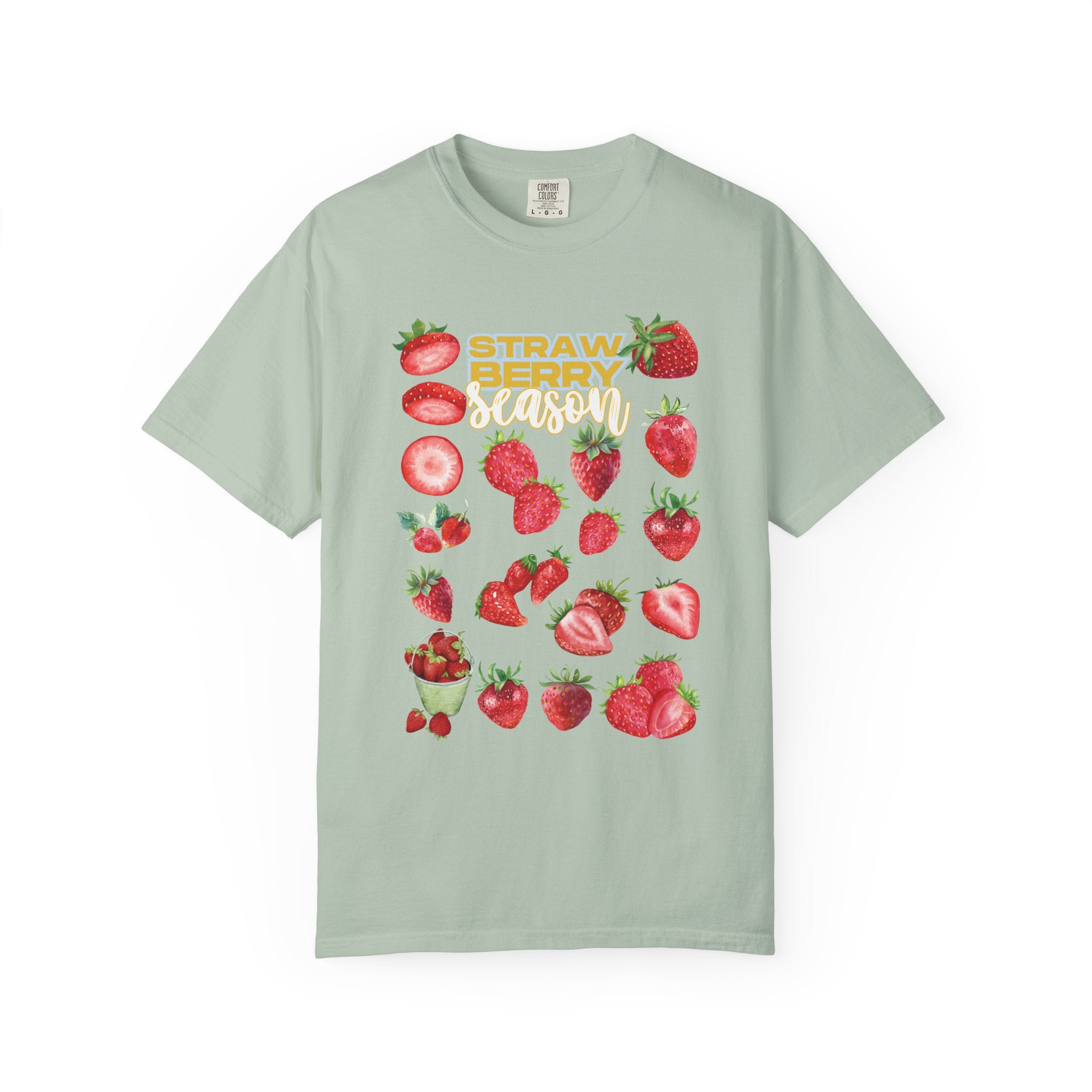 Strawberry Season T-Shirt, Summer Tee, Fruit Lover Gift, Unisex Casual Wear, Fun Graphic Shirt, Cute Outfit Idea