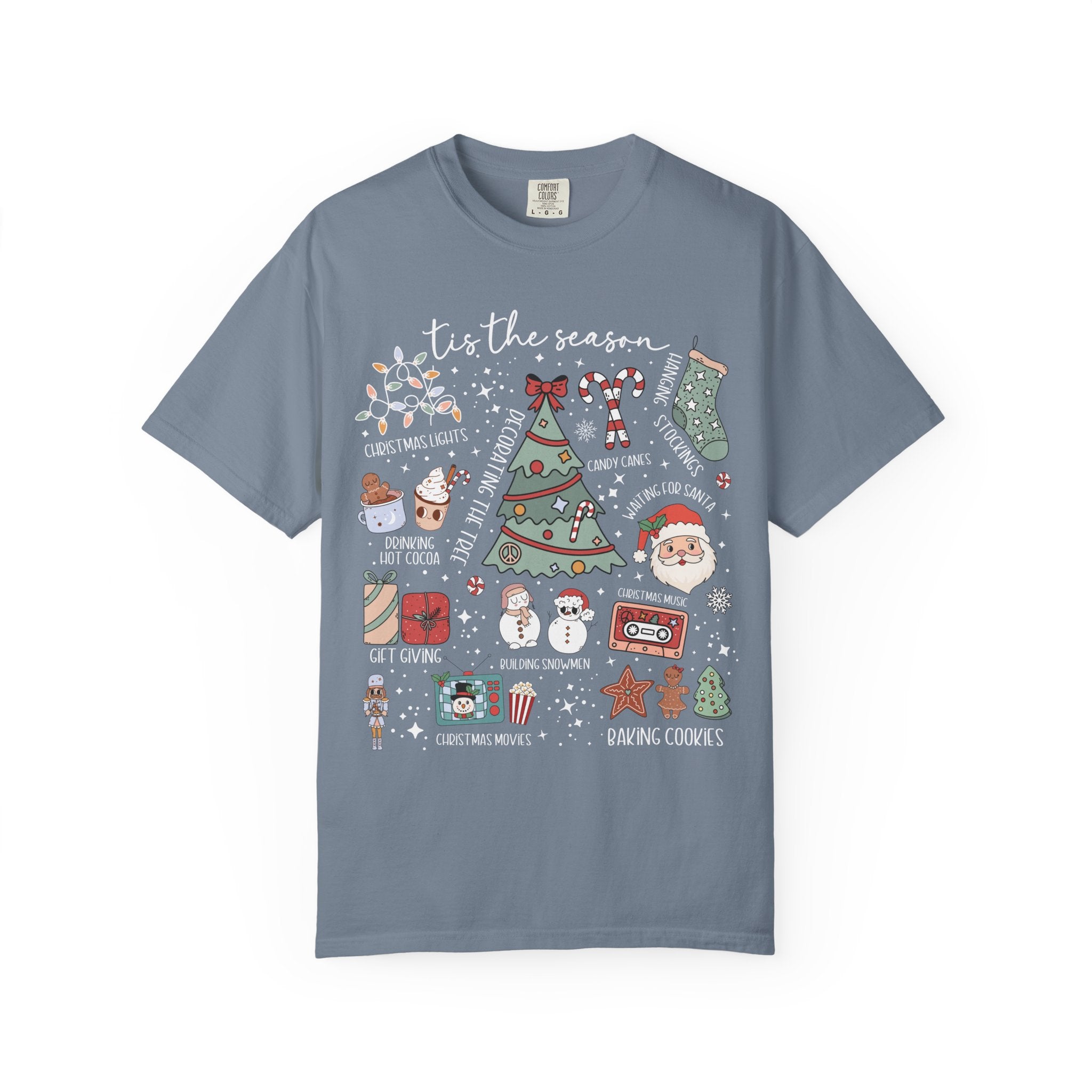 Christmas Doodle Graphic T-shirt