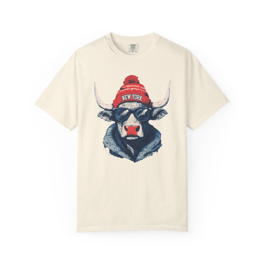 Football Spirit Animal Mascot Graphic T-shirt, Unisex Tee with New York Football team, Trendy Casual Wear, Gift for Him/Her