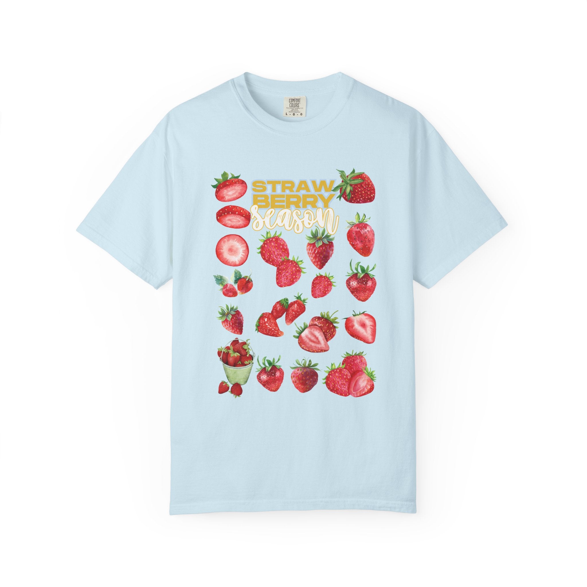 Strawberry Season T-Shirt, Summer Tee, Fruit Lover Gift, Unisex Casual Wear, Fun Graphic Shirt, Cute Outfit Idea