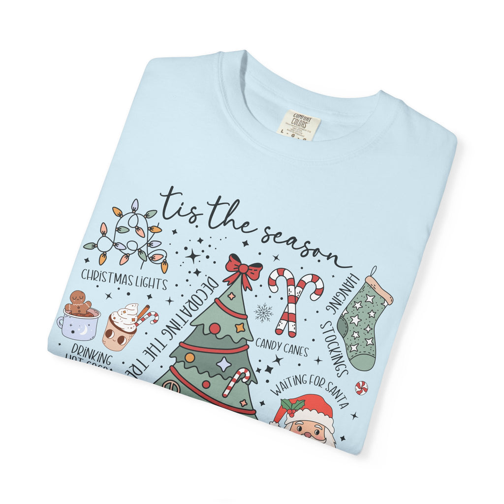 Festive Christmas Doddle Graphic T-Shirt for Holiday Cheer, Unisex Christmas Tee, Gift for Him/Her, Cozy Seasonal Look, Perfect for Winter Celebrations
