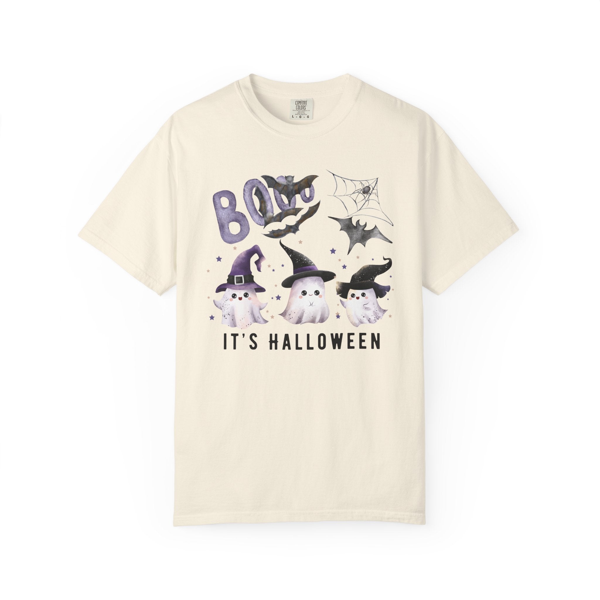 Halloween Cute Ghost T-Shirt, Unisex Fall Tee, Spooky Shirt, Kids Halloween Costume, Festive Apparel, Trick or Treat Shirt
