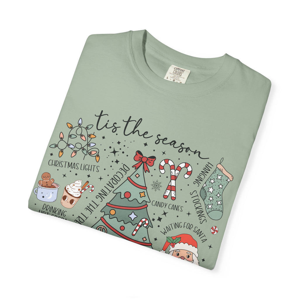 Festive Christmas Doddle Graphic T-Shirt for Holiday Cheer, Unisex Christmas Tee, Gift for Him/Her, Cozy Seasonal Look, Perfect for Winter Celebrations