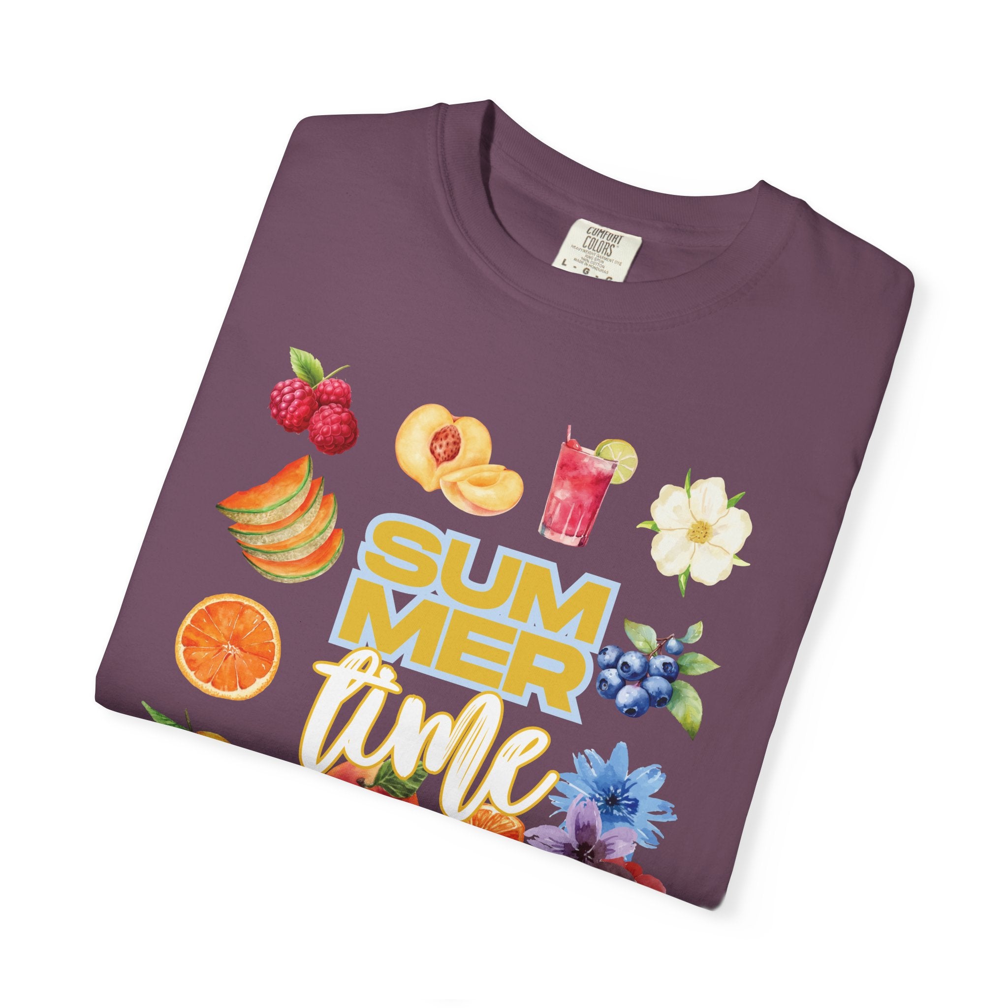 Summer Fruit Vibes T-Shirt, Unisex Casual Tee, Graphic Tee for Summer, Beachwear, Vacation Top, Gift for Her