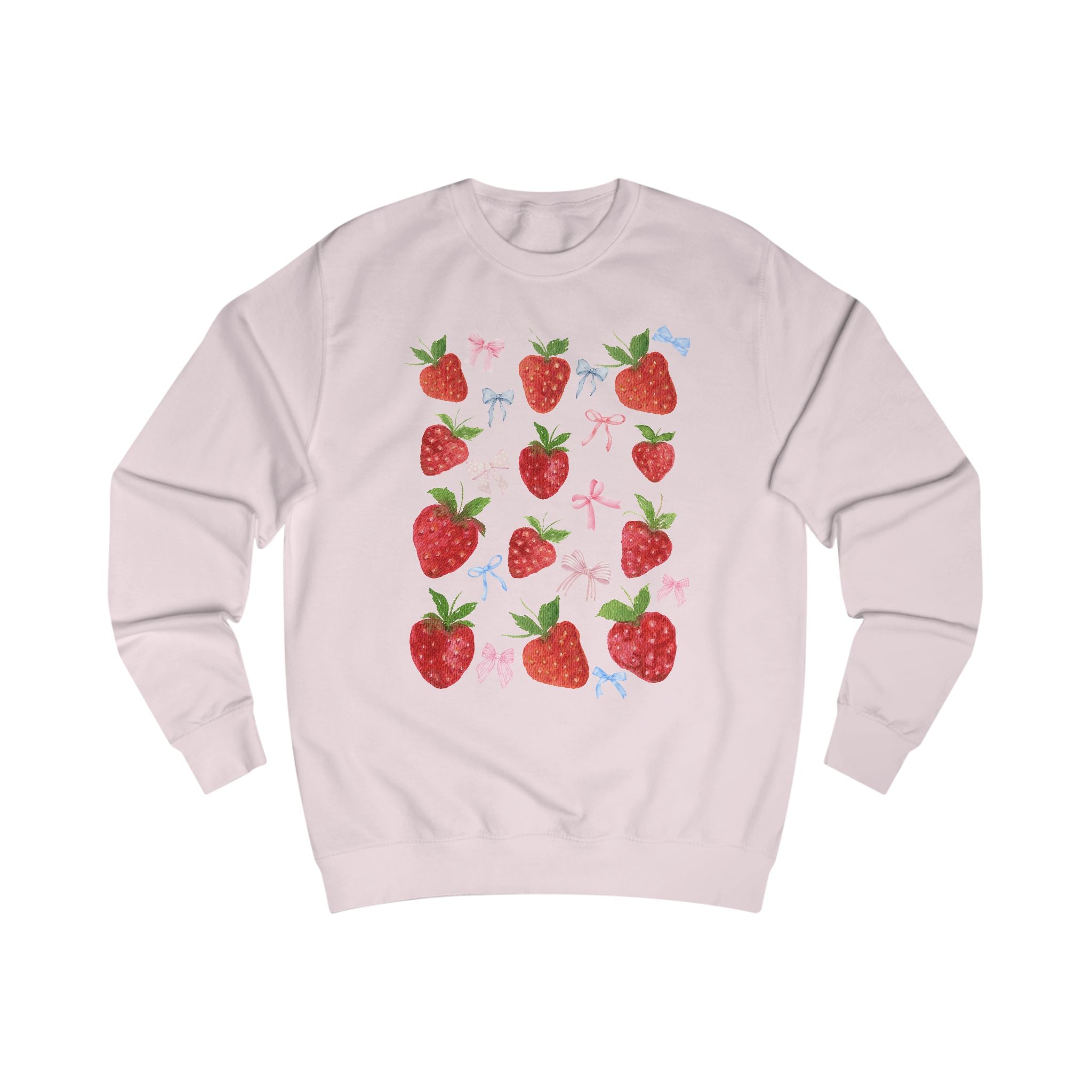 Strawberry Delight Unisex Sweatshirt - Cozy Style, Gift Idea for Friends, Spring Fashion, Comfortable Outfit, Perfect for Berry Lovers