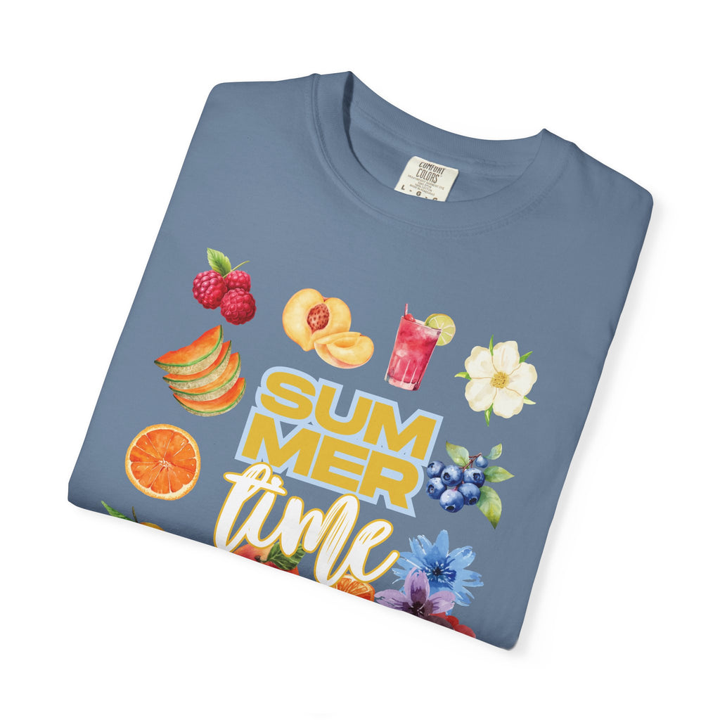 Summer Fruit Vibes T-Shirt, Unisex Casual Tee, Graphic Tee for Summer, Beachwear, Vacation Top, Gift for Her