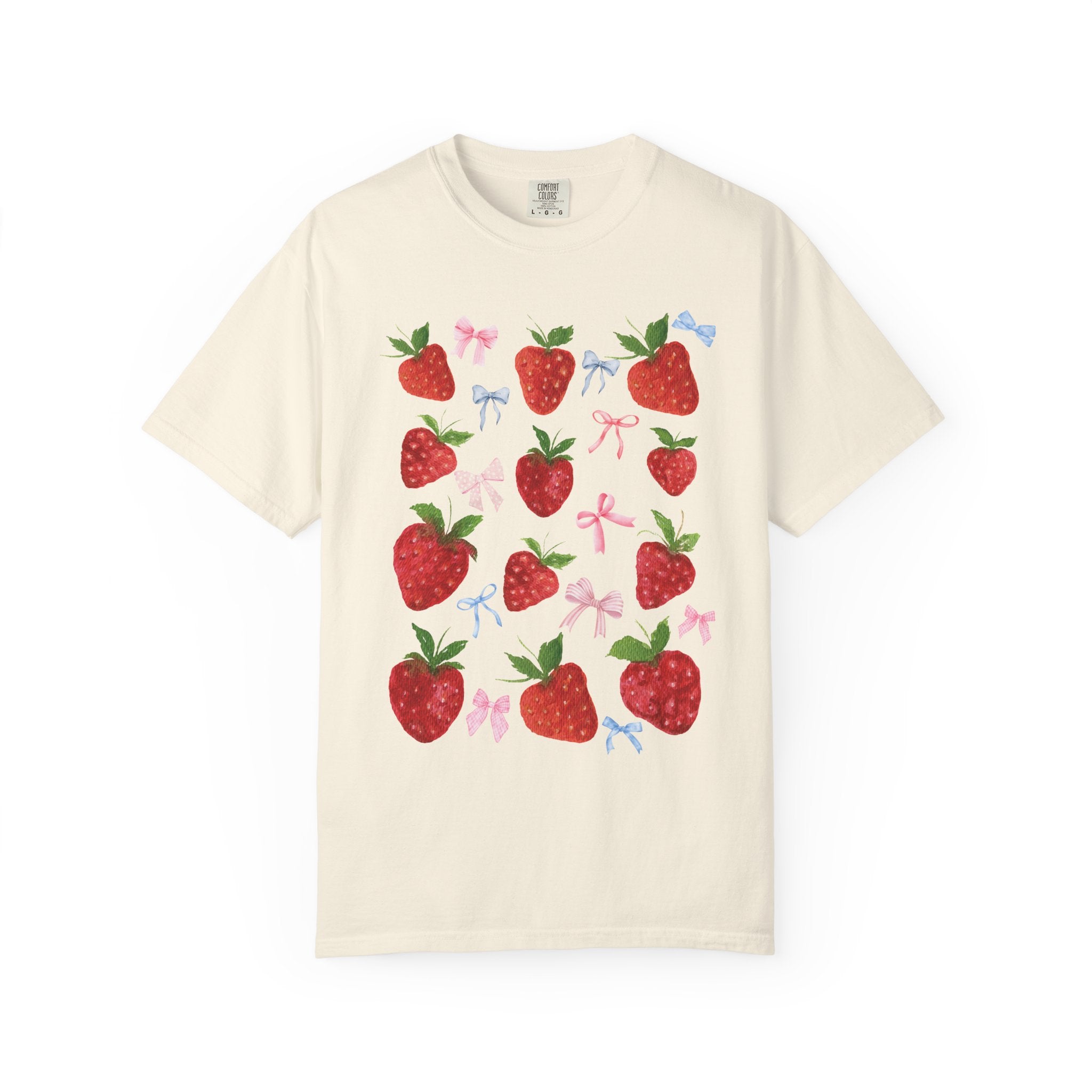 Strawberry Fields Unisex T-Shirt, Cute Summer Tee, Gift for Her, Eco-Friendly Apparel, Casual Wear, Berry Themed Fashion
