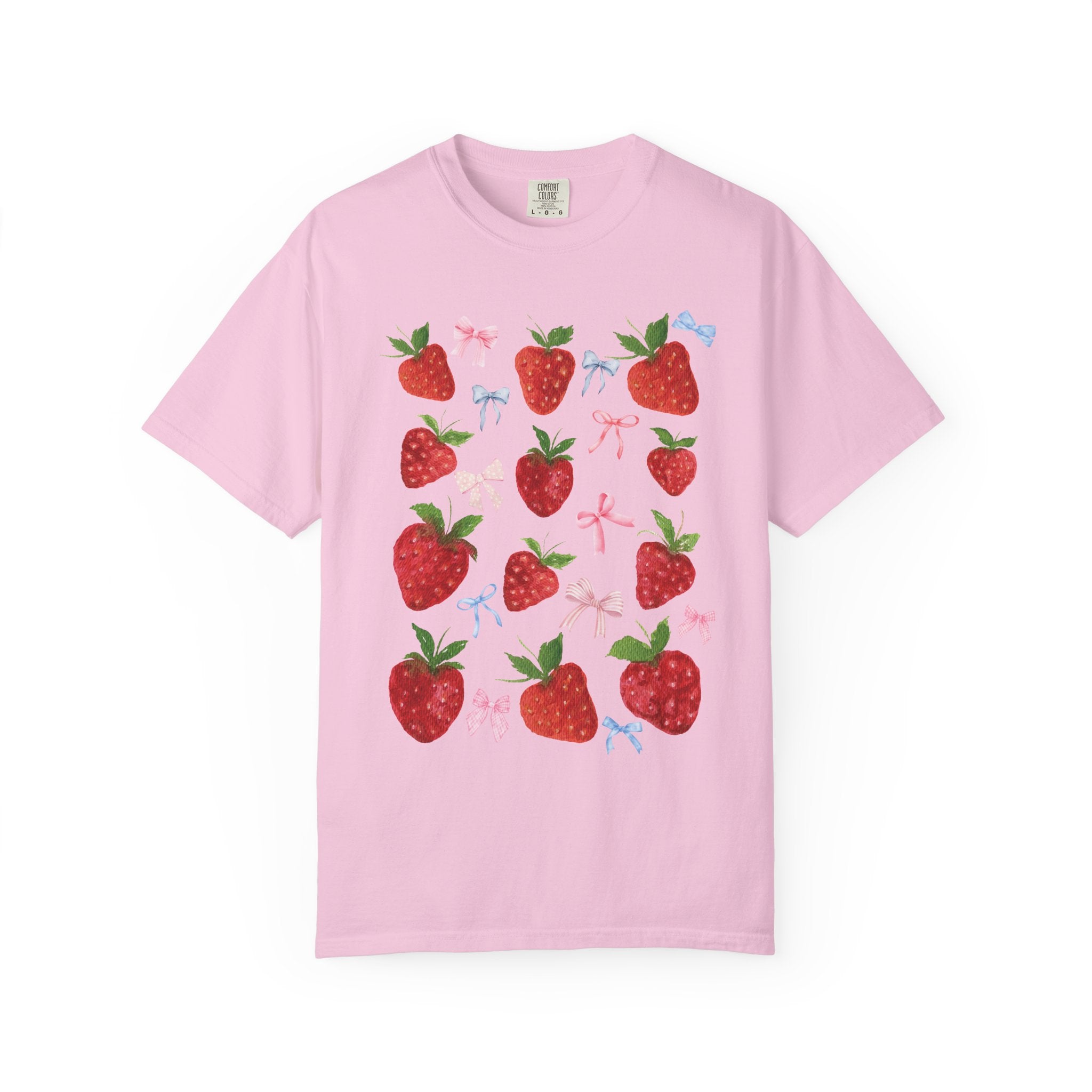 Strawberry Fields Unisex T-Shirt, Cute Summer Tee, Gift for Her, Eco-Friendly Apparel, Casual Wear, Berry Themed Fashion