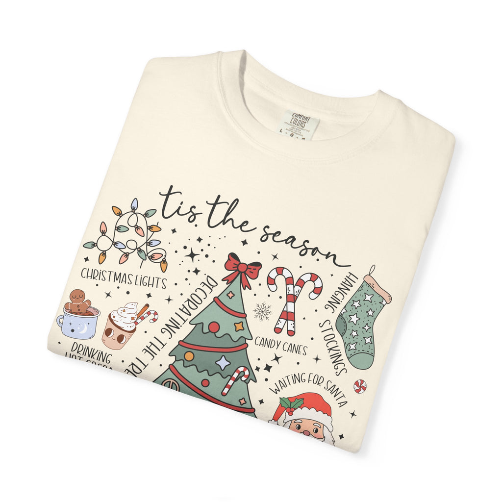 Festive Christmas Doddle Graphic T-Shirt for Holiday Cheer, Unisex Christmas Tee, Gift for Him/Her, Cozy Seasonal Look, Perfect for Winter Celebrations
