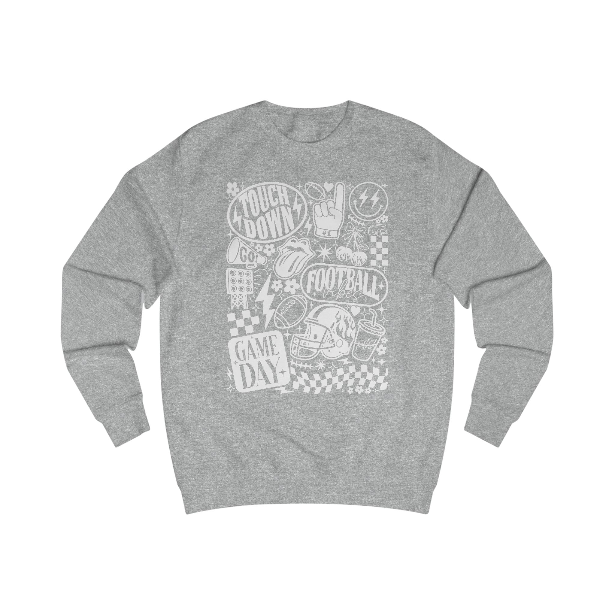 Football Game Day Sweatshirt, Unisex Athletic Apparel, Perfect for Sports Fans, Touchdown Celebration Gear, Cozy Game Day Outfit