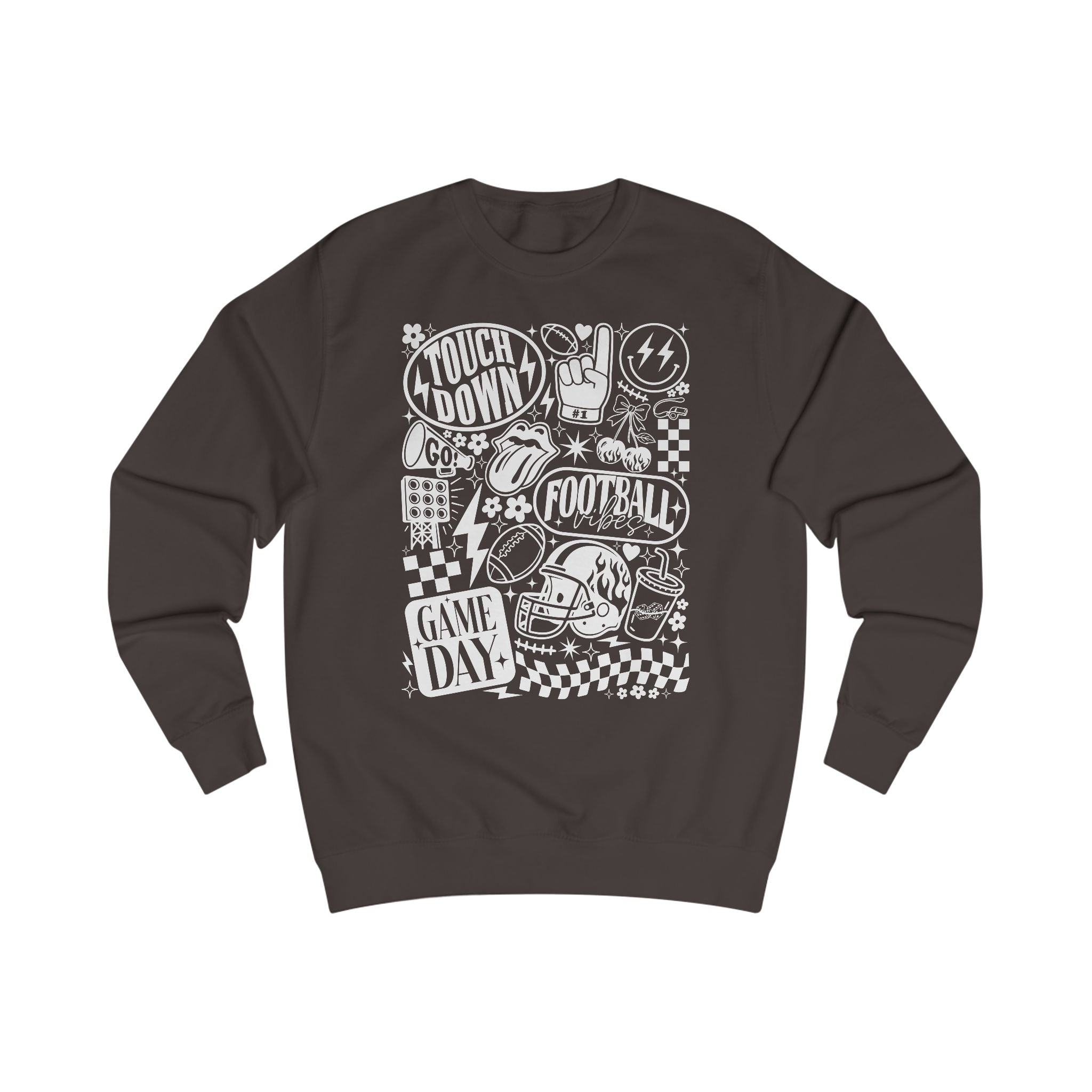 Football Game Day Sweatshirt, Unisex Athletic Apparel, Perfect for Sports Fans, Touchdown Celebration Gear, Cozy Game Day Outfit