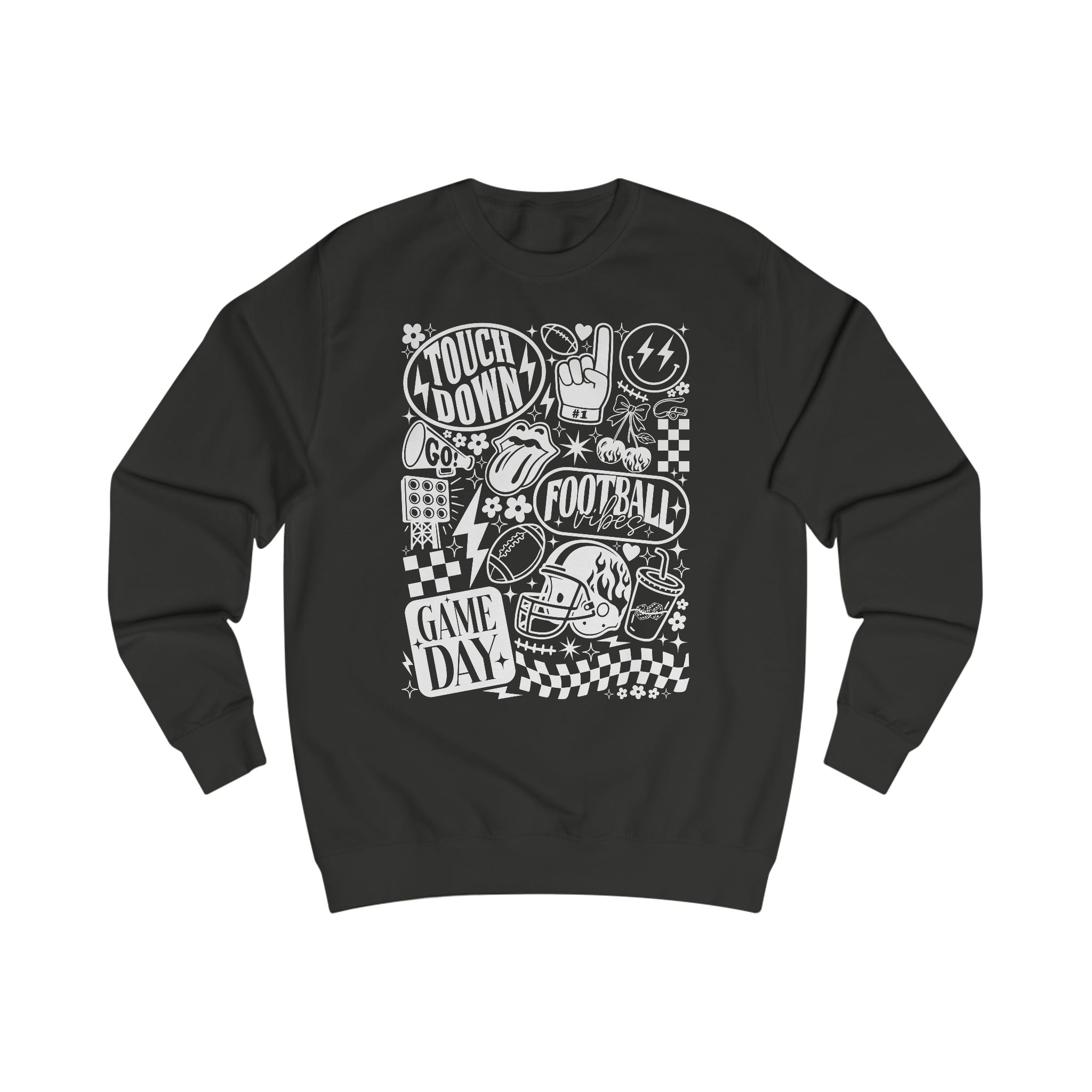 Football Game Day Sweatshirt, Unisex Athletic Apparel, Perfect for Sports Fans, Touchdown Celebration Gear, Cozy Game Day Outfit