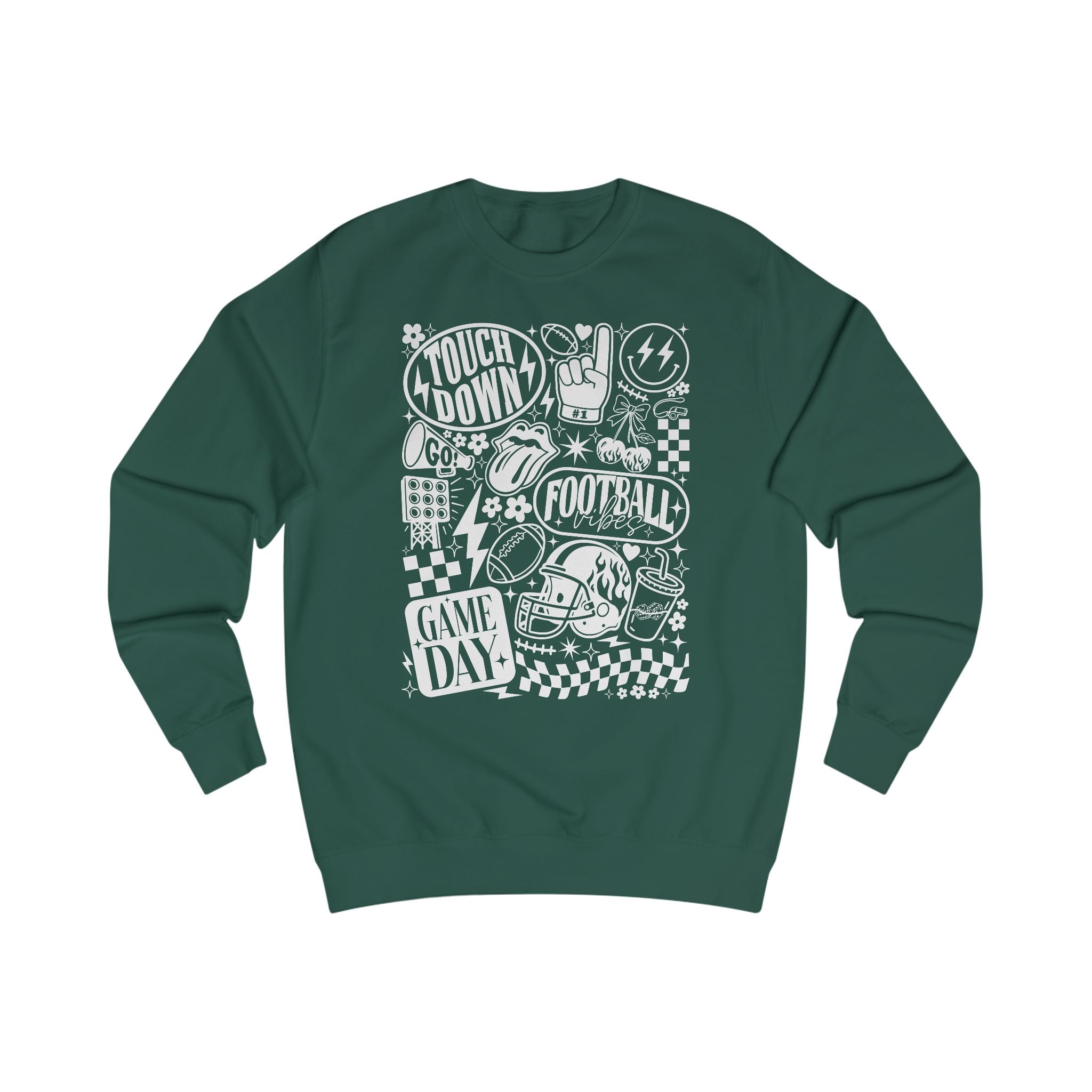 Football Game Day Sweatshirt, Unisex Athletic Apparel, Perfect for Sports Fans, Touchdown Celebration Gear, Cozy Game Day Outfit