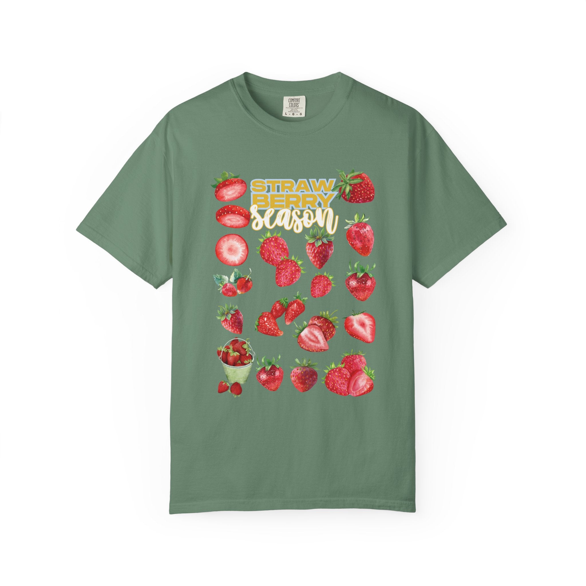 Strawberry Season T-Shirt, Summer Tee, Fruit Lover Gift, Unisex Casual Wear, Fun Graphic Shirt, Cute Outfit Idea