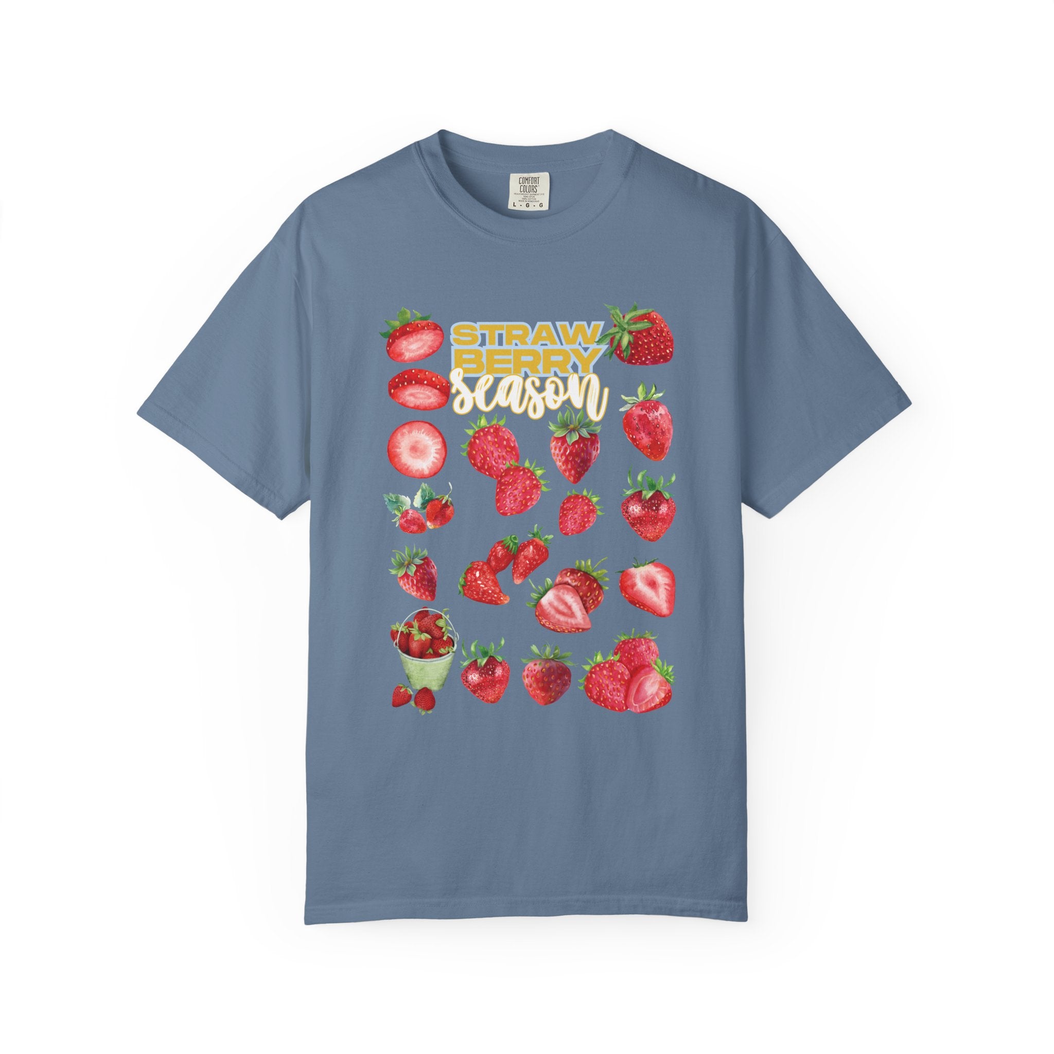 Strawberry Season T-Shirt, Summer Tee, Fruit Lover Gift, Unisex Casual Wear, Fun Graphic Shirt, Cute Outfit Idea