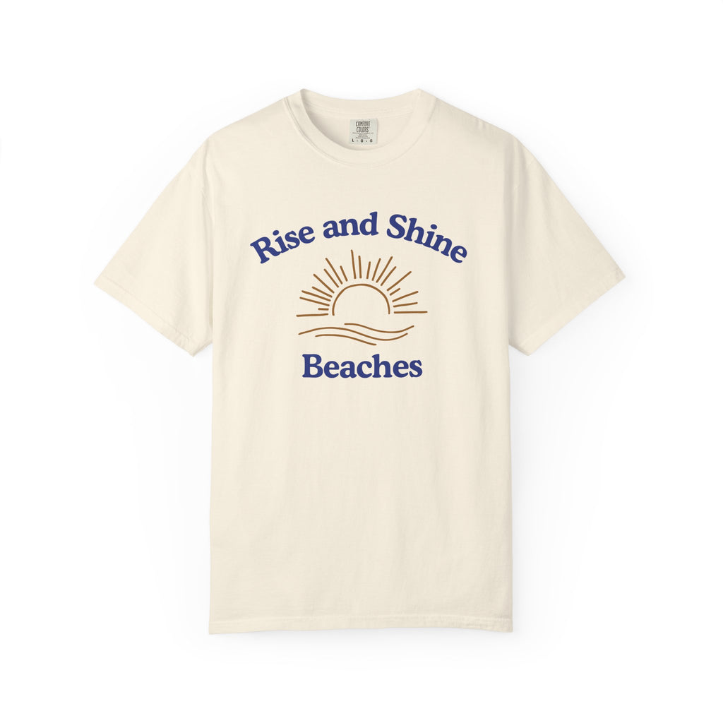 Sunrise Beach Vibes T-shirt, Casual Summer Tee, Unisex Beachwear, Vacation Outfit, Gift for Beach Lovers, Relaxed Fit Tee