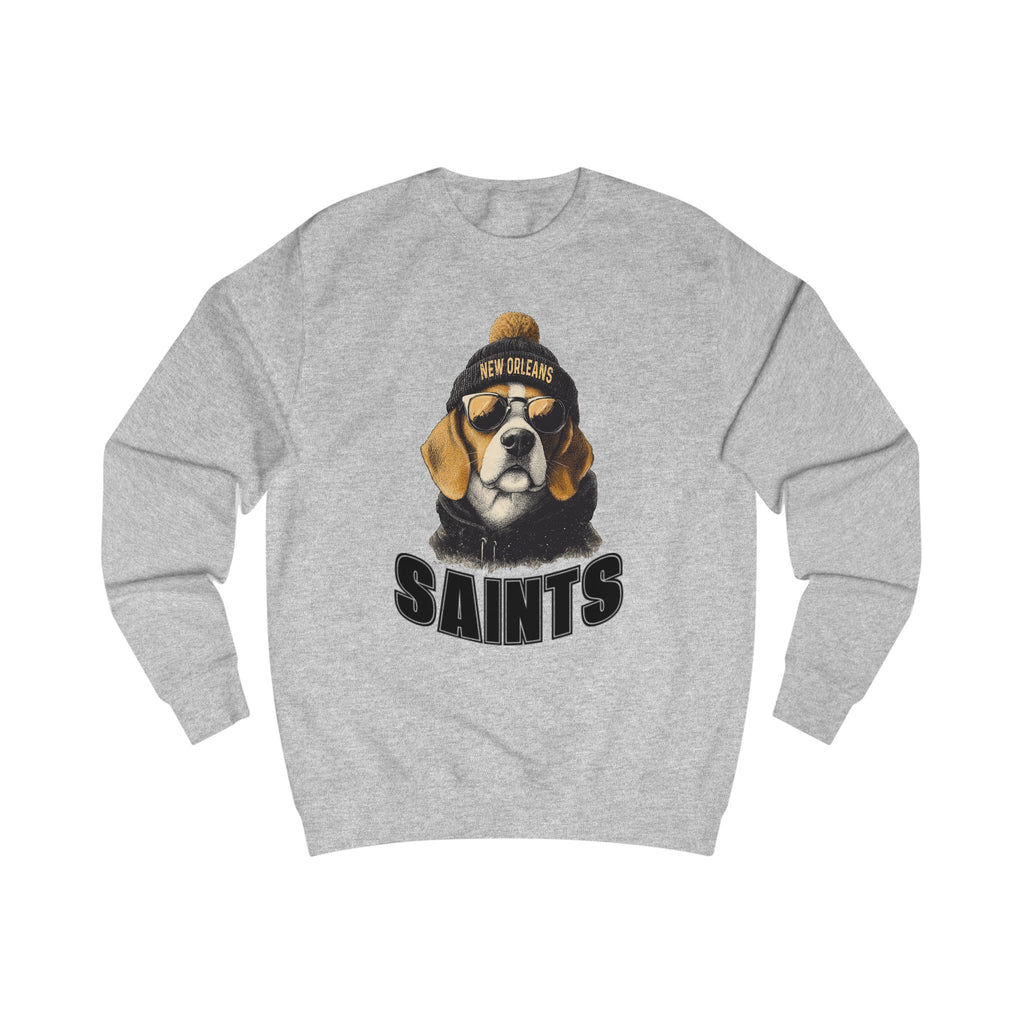 Beagle New Orleans Saints Football team Spirit Animal Mascot Sweatshirt - Spirit Animal Football team Mascot sweatshirt, Sports Fans, Cute Gift for Holidays, All-Season Wear