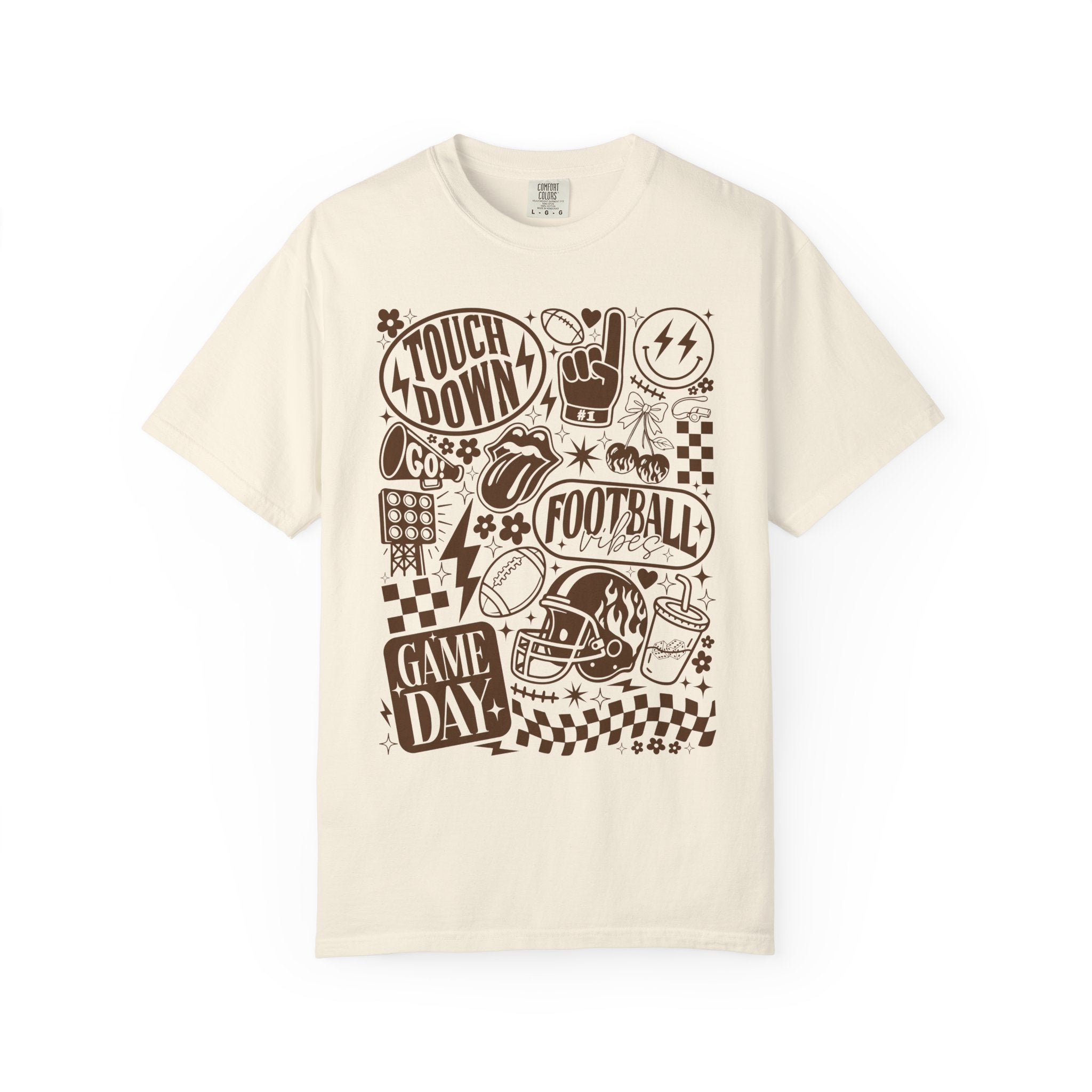 Football Game Day T-Shirt, Unisex Sports Tee, Touchdown Apparel, Casual Game Day Wear, Football Fan Gift, Autumn Sports Shirt