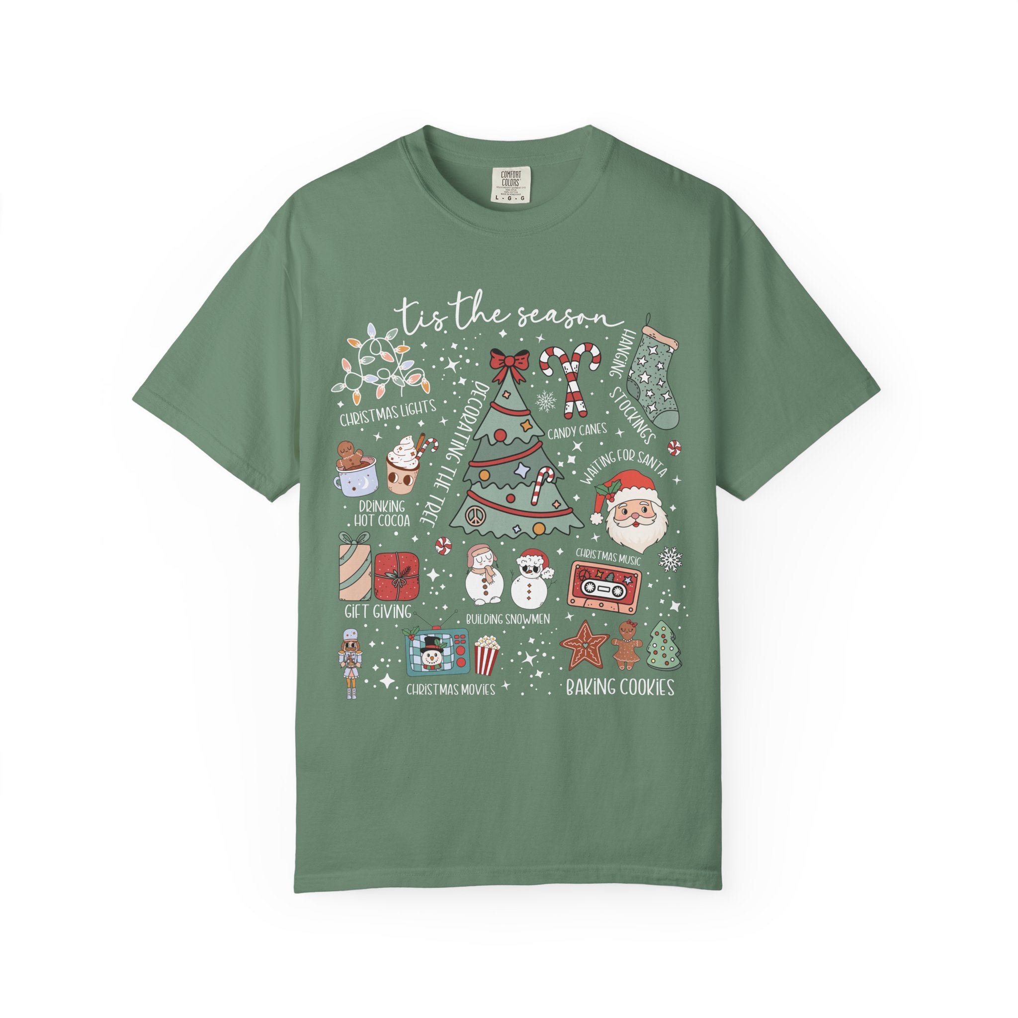 Christmas Doodle Graphic T-shirt