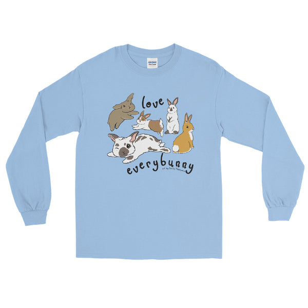 Everybunny is Different. Just Love Everybunny long sleeve tee
