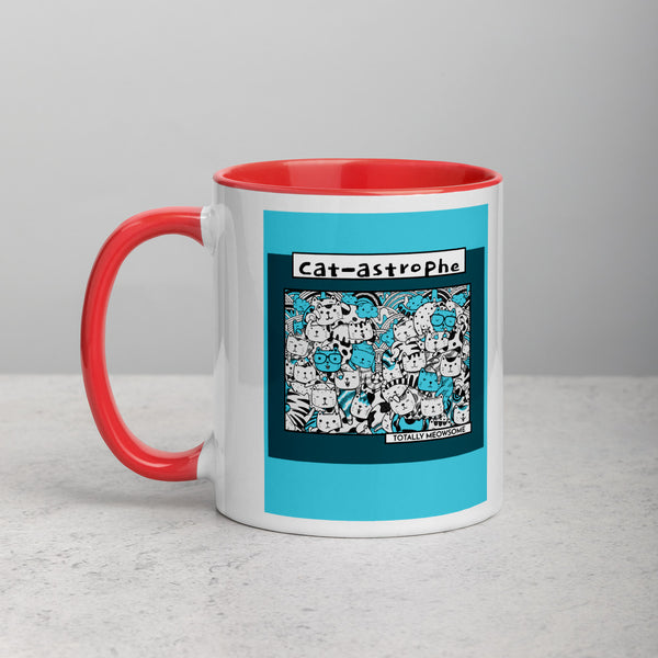 Cat-astrophe cat lover Mug