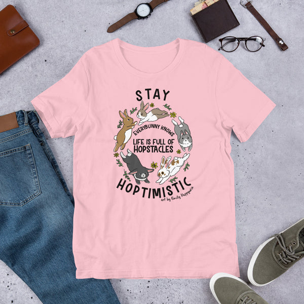 Stay Hoptimistic Bunny/Rabbit t-shirt