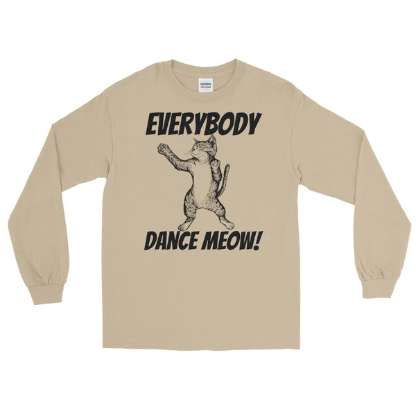 Everybody Dance Meow long sleeve tee
