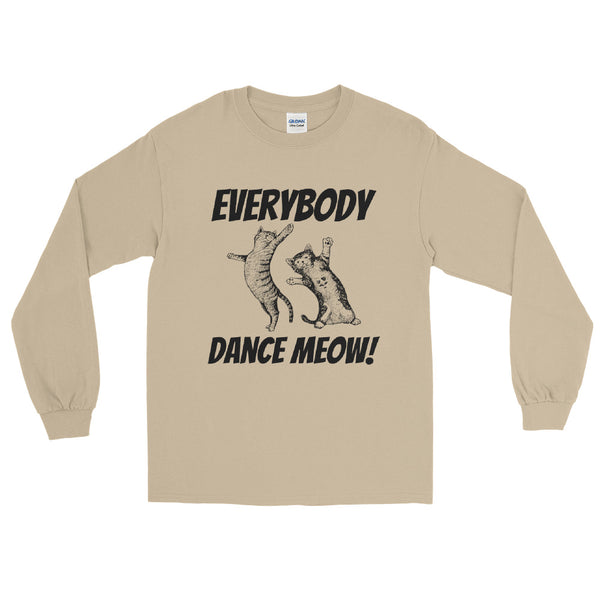 Everybody Dance Meow! Cats long sleeve tee