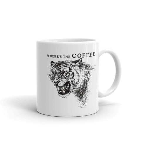 Where's the Coffee Tiger Mug