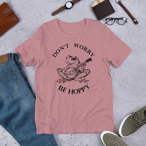 Don't Worry Be Hoppy Frog t-shirt