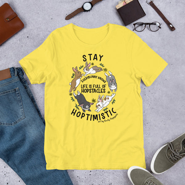 Stay Hoptimistic Bunny/Rabbit t-shirt